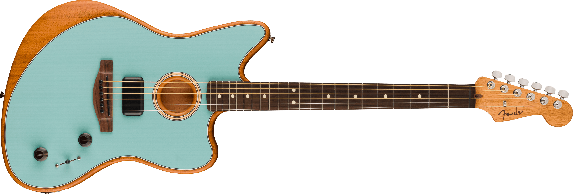 Fender® Acoustasonic® Player Jazzmaster®, Rosewood Fingerboard, Ice Blue