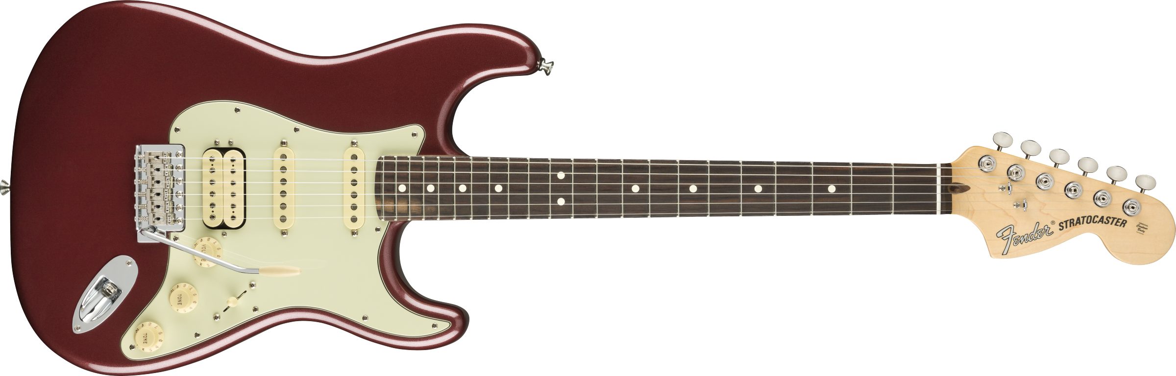 Fender® American Performer Stratocaster® HSS, Rosewood Fingerboard, Aubergine