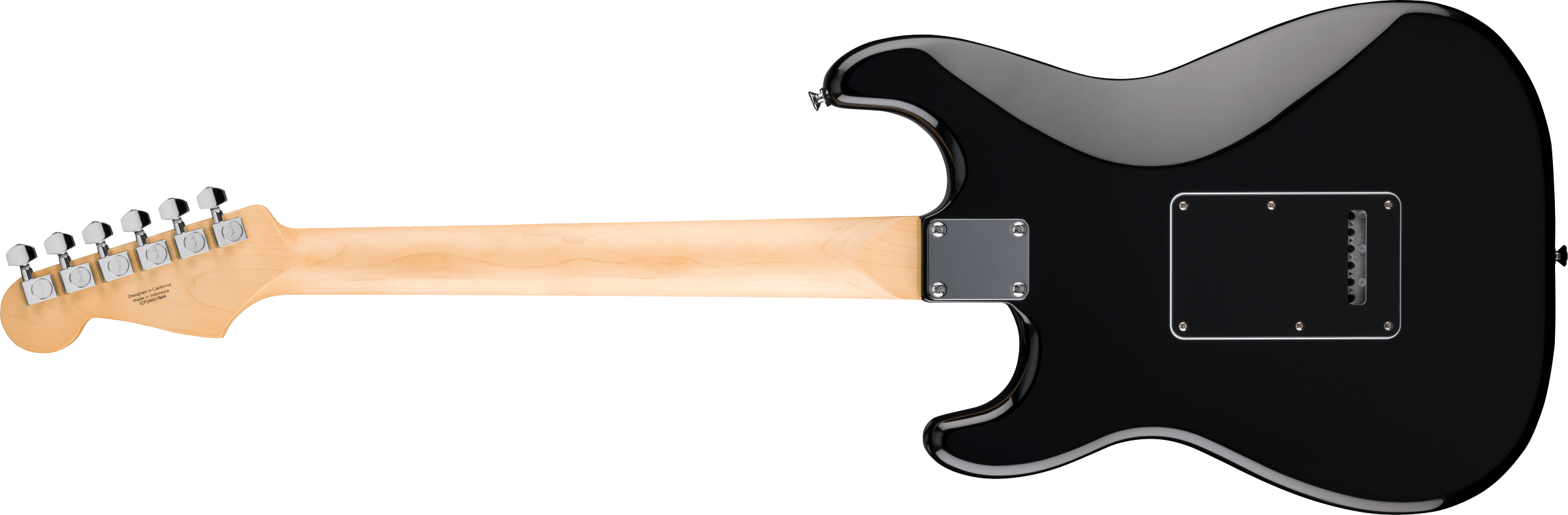 Fender® Standard Stratocaster® HSS, Laurel Fingerboard, Black Pickguard, Black