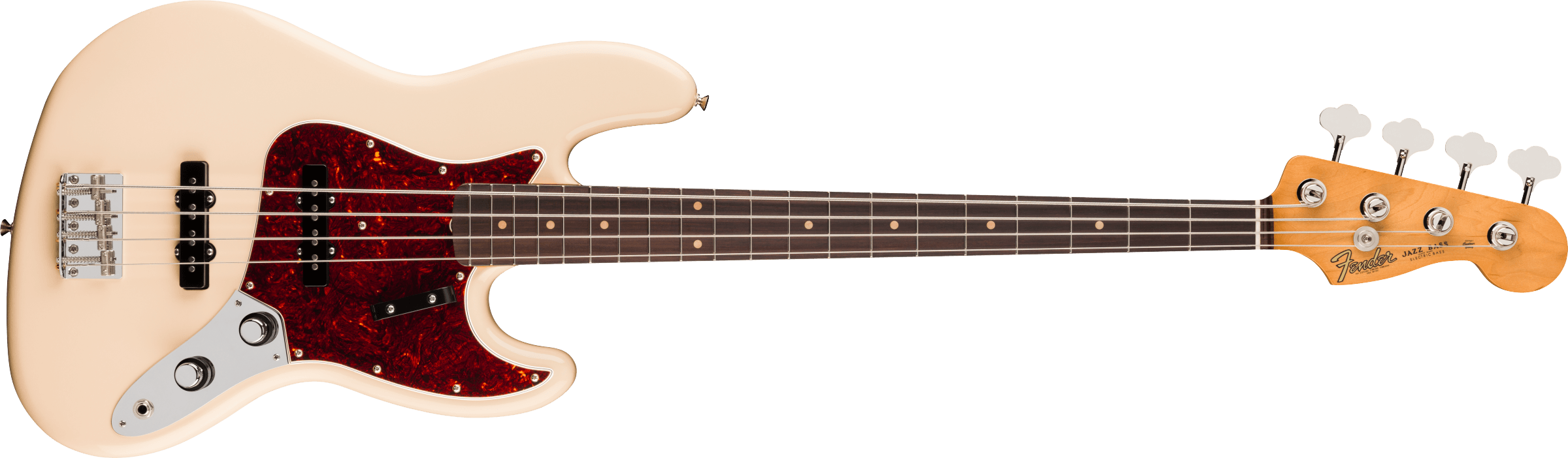 Fender® Vintera® III Early '60s Jazz Bass®, Rosewood Fingerboard, Olympic White