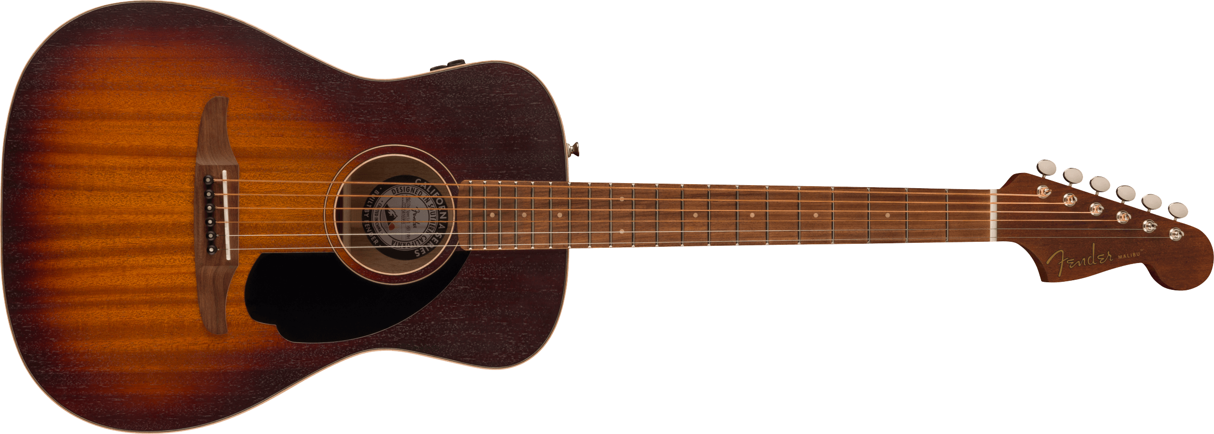 Fender® Malibu Special, Pau Ferro Fingerboard, Black Pickguard, Honey Burst
