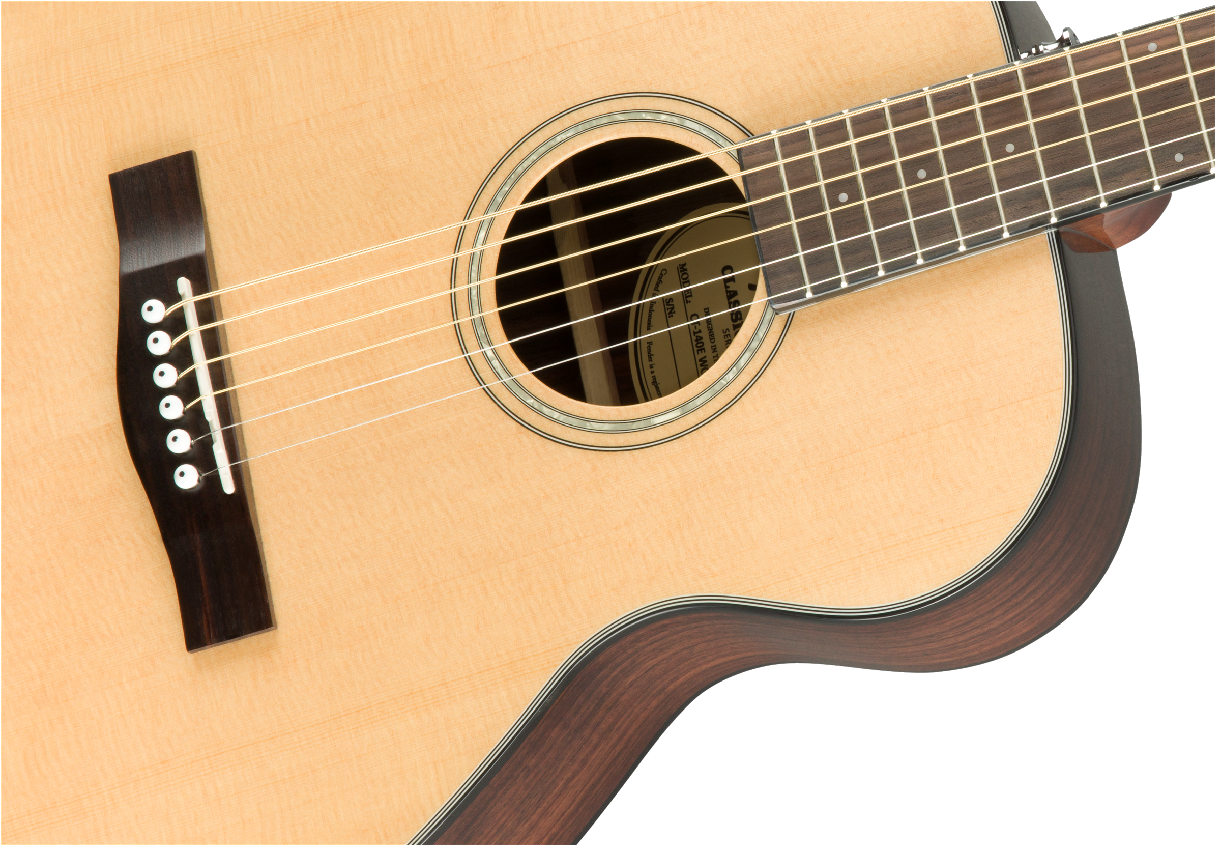 Fender® CT-140SE Natural, with case