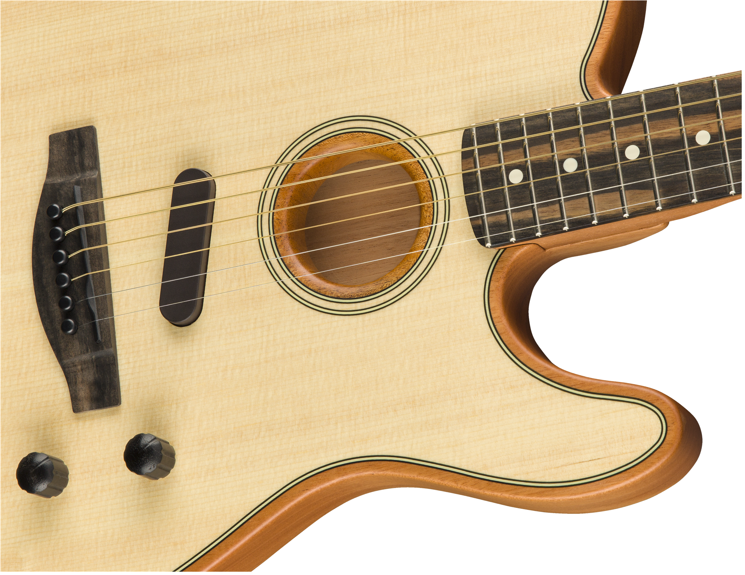 Fender® American Acoustasonic® Telecaster®, Ebony Fingerboard, Natural