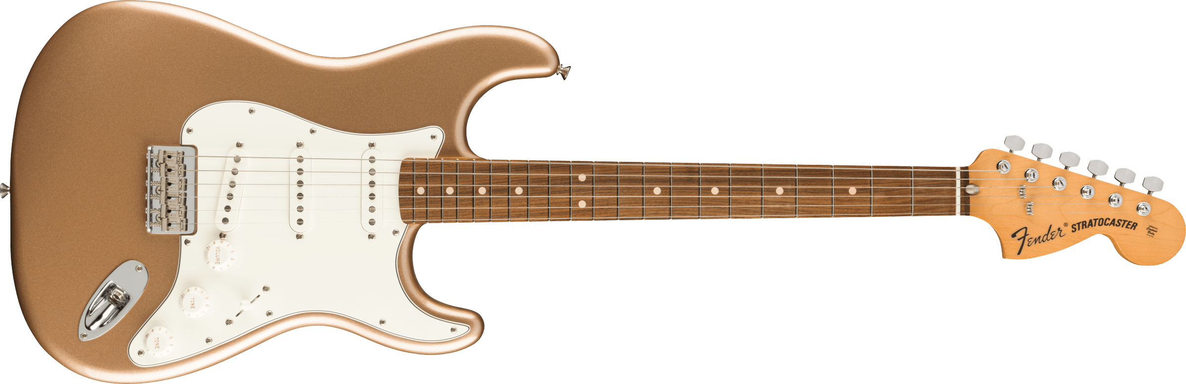 Fender® Limited Edition Vintera '70s Stratocaster® Hardtail, Pau Ferro Fingerboard, Firemist Gold