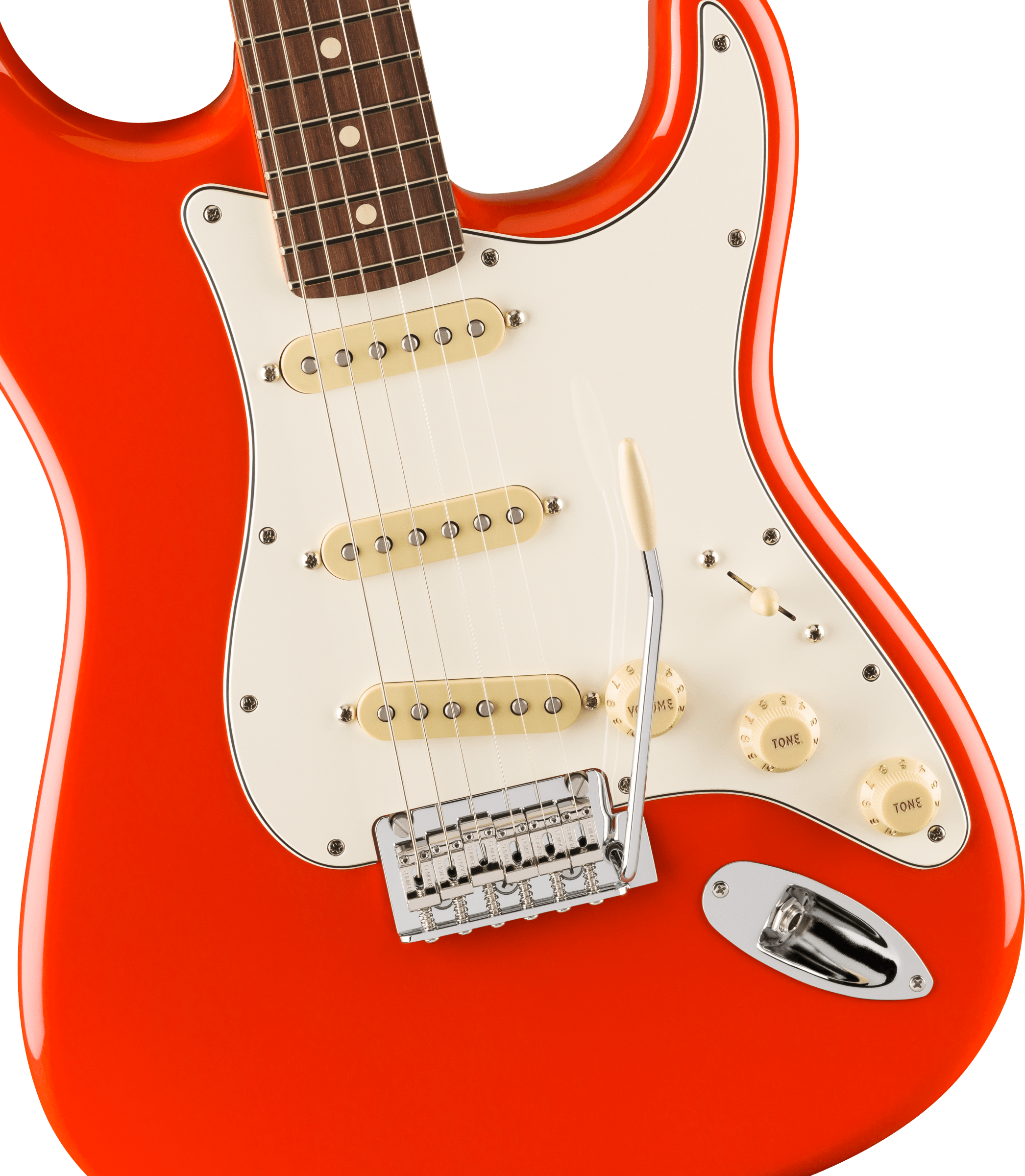 Fender® Player II Stratocaster®, Rosewood Fingerboard, Coral Red
