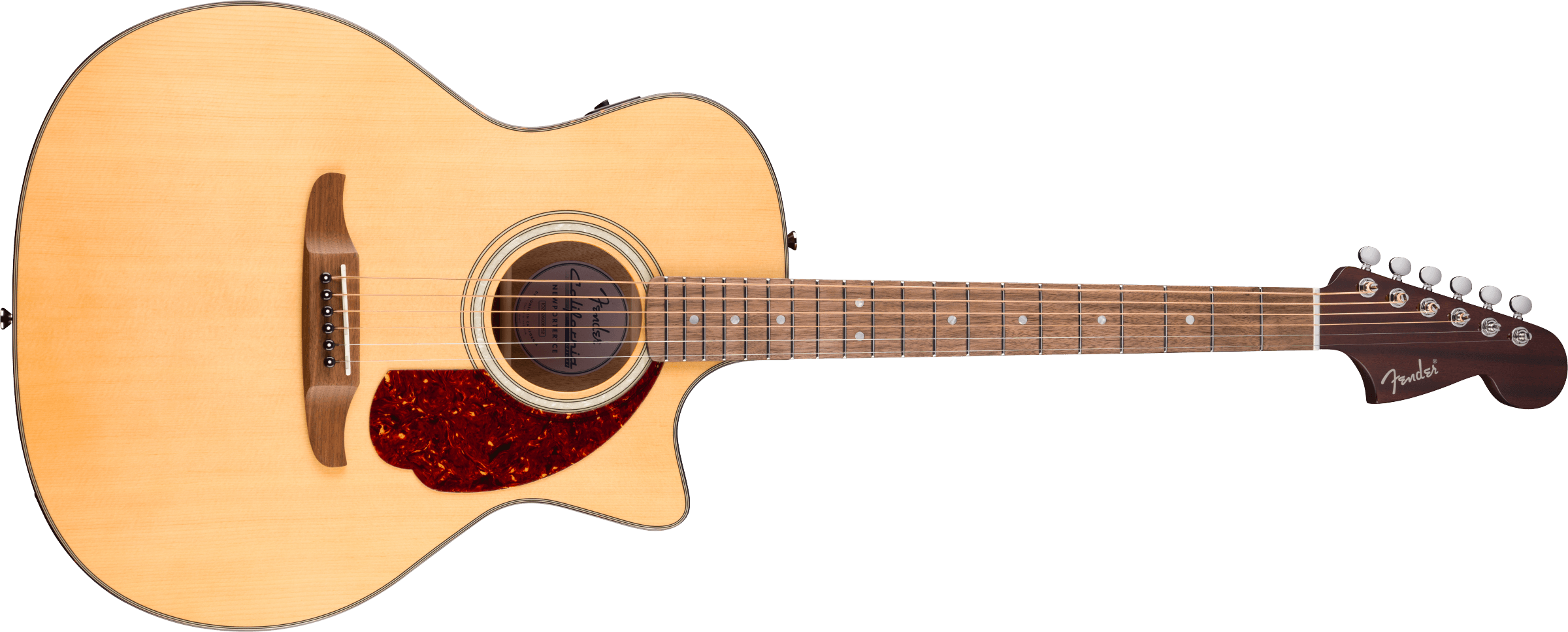Fender® California Deluxe Newporter™ CE, Walnut Fingerboard, Natural