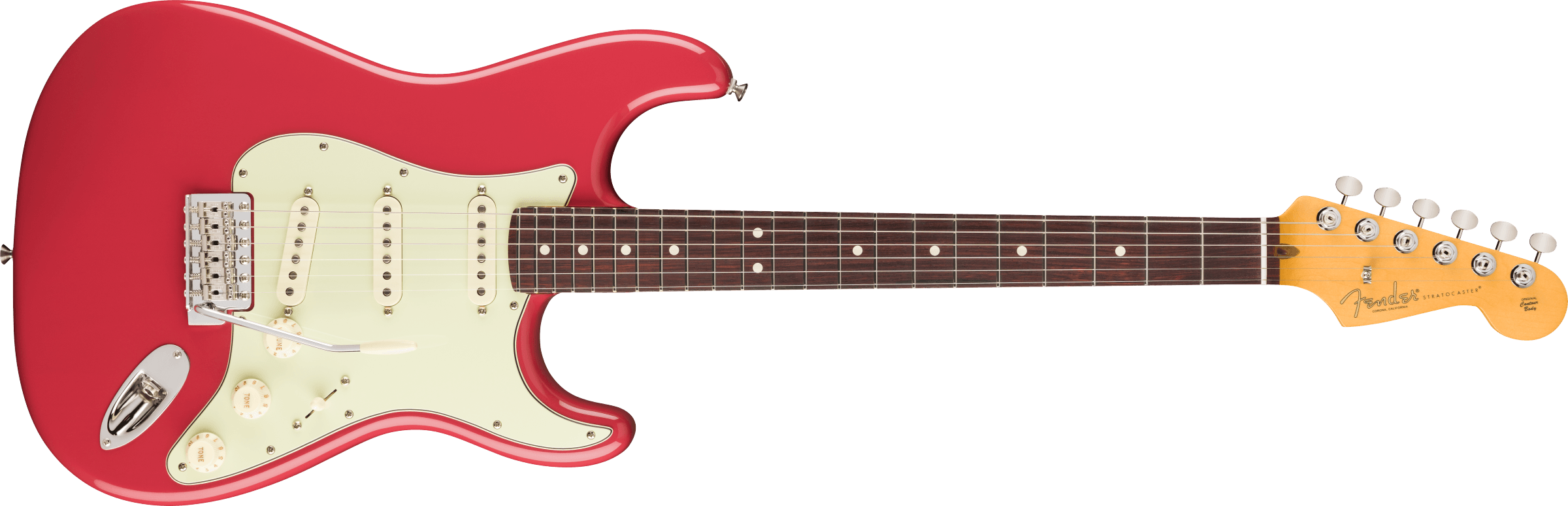 Fender® American Professional Classic Stratocaster®, Rosewood Fingerboard, Faded Dakota Red