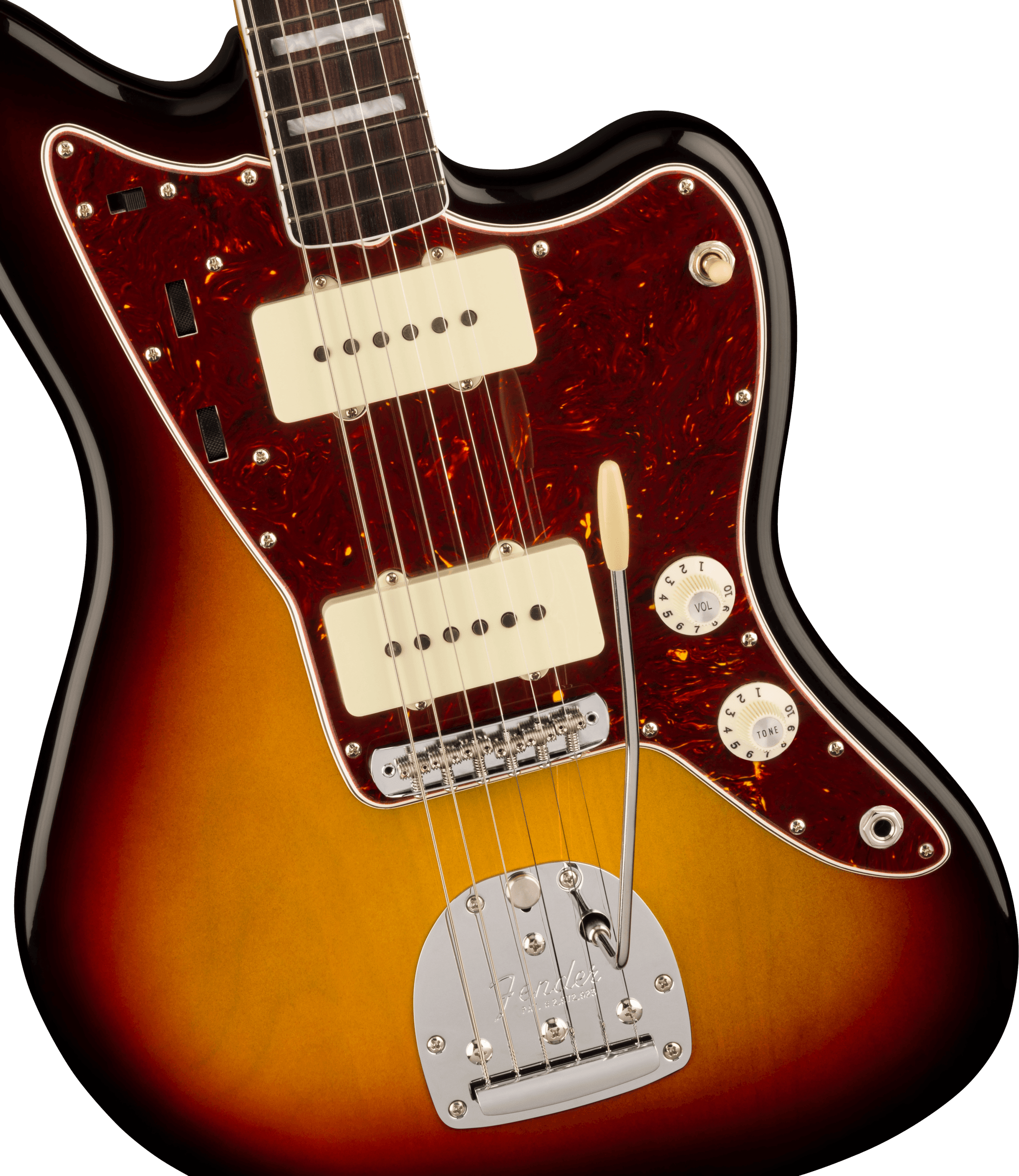 Fender® American Vintage II 1966 Jazzmaster®, Rosewood Fingerboard, 3-Color Sunburst