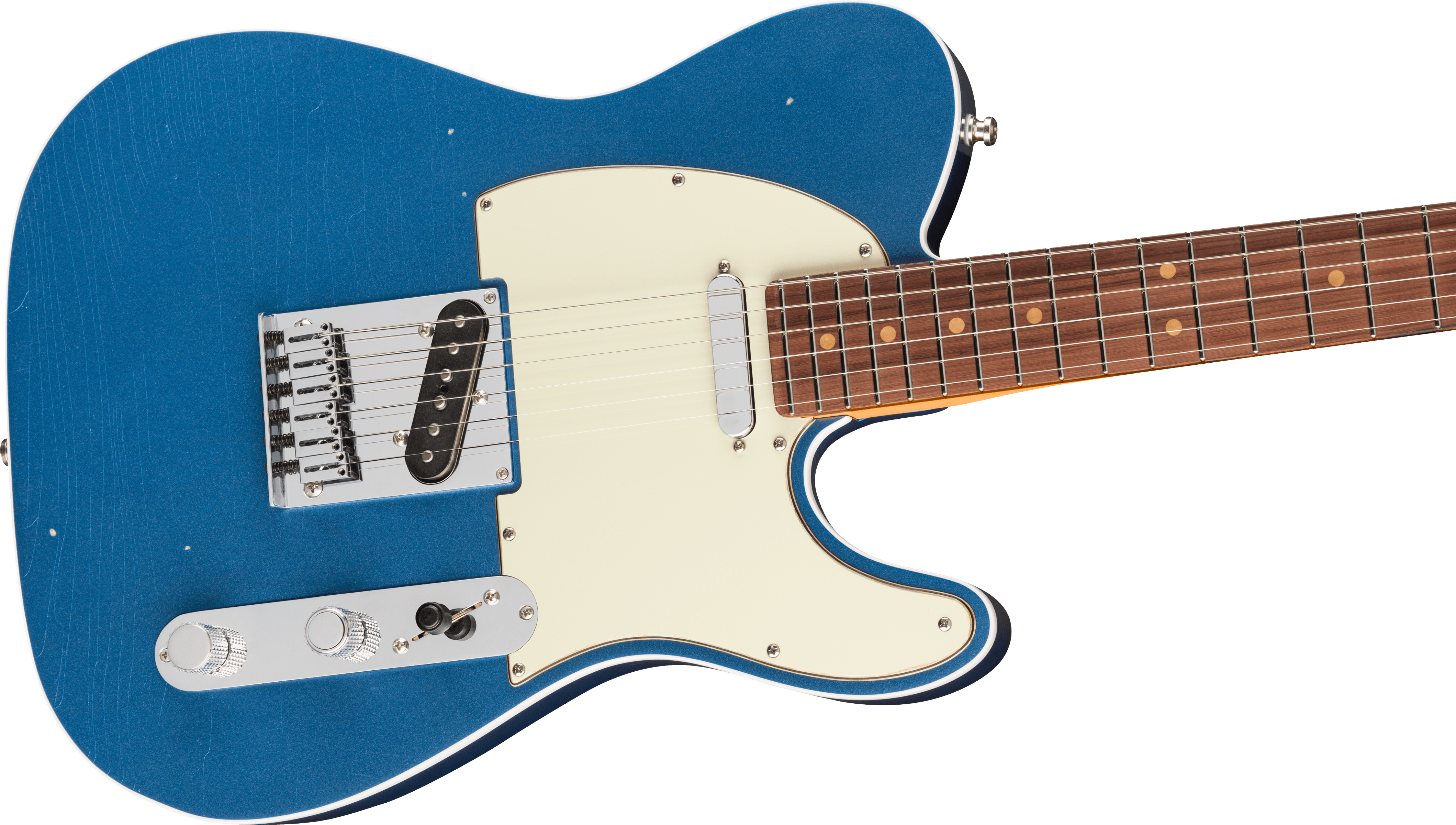 Fender® American Ultra Luxe Vintage '60s Custom Telecaster®, Rosewood Fingerboard, Lake Placid Blue