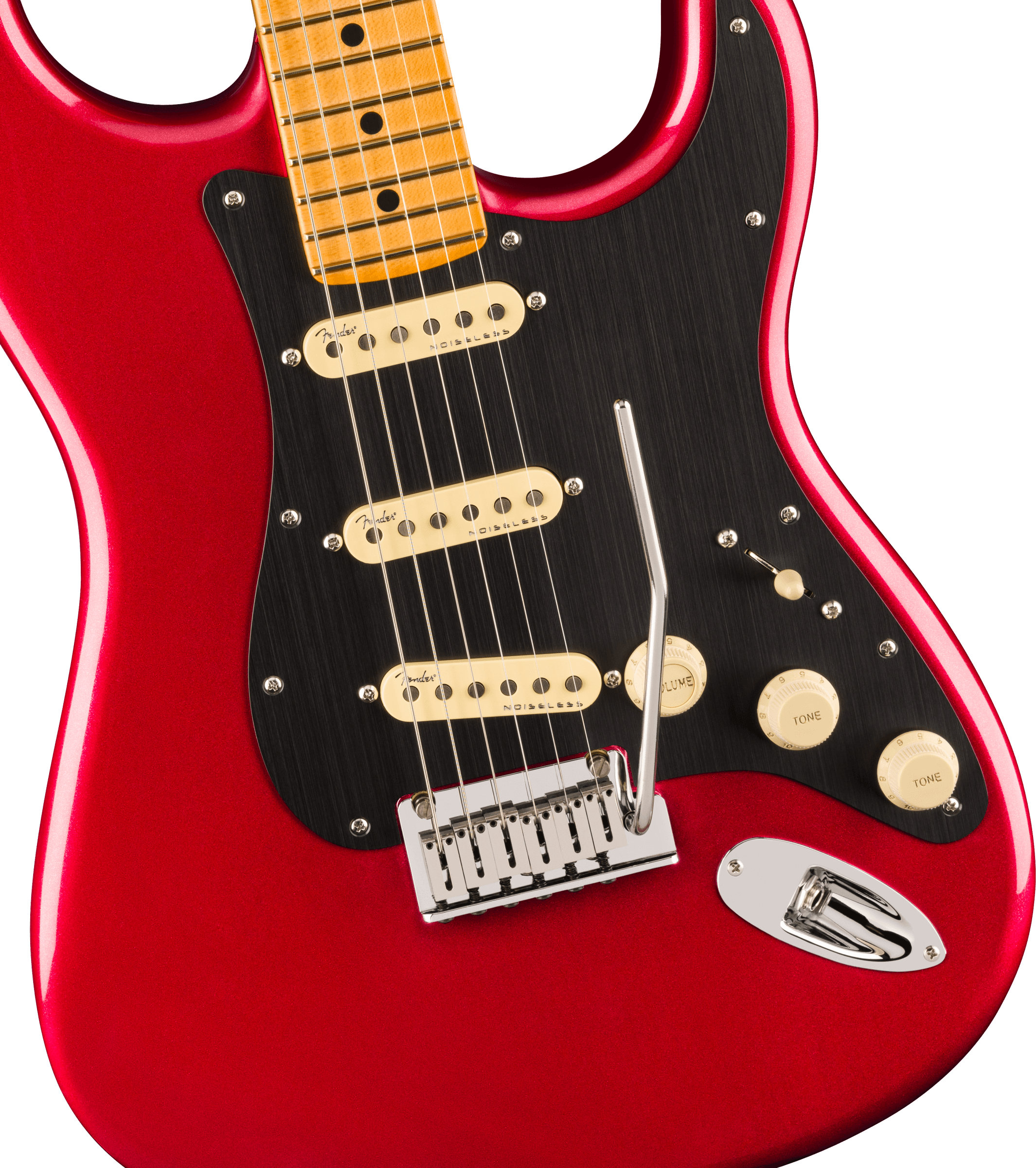 Fender® American Ultra II Stratocaster®, Maple Fingerboard, Sinister Red