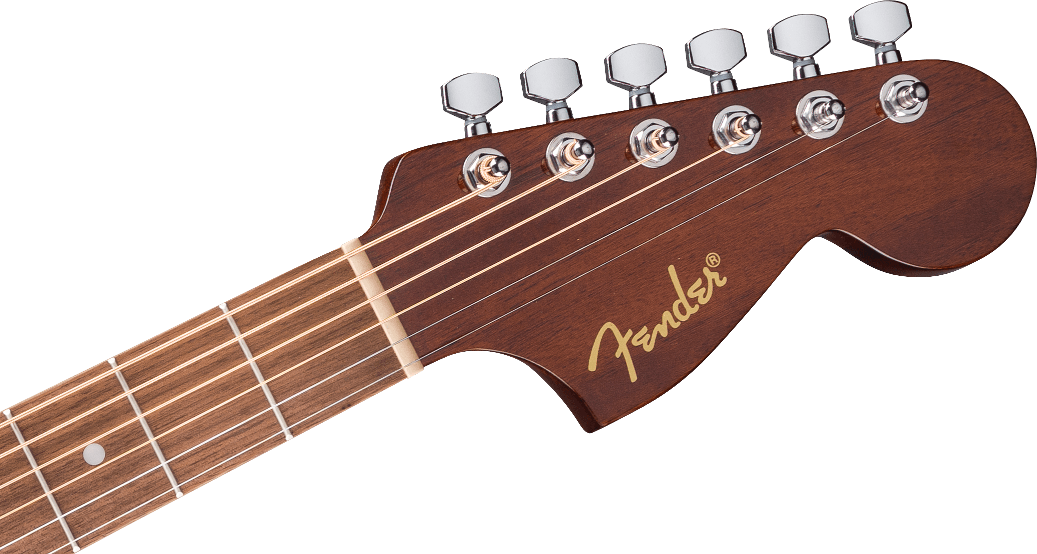 Fender® California Standard Monterey™ E, Sapele Top, Ivory Pickguard, Natural Sapele