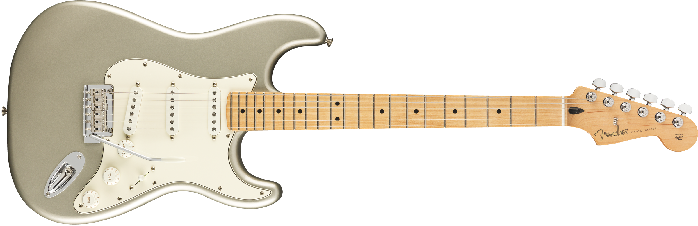 Fender® Limited Edition Player Stratocaster®, Maple Fingerboard, Inca Silver