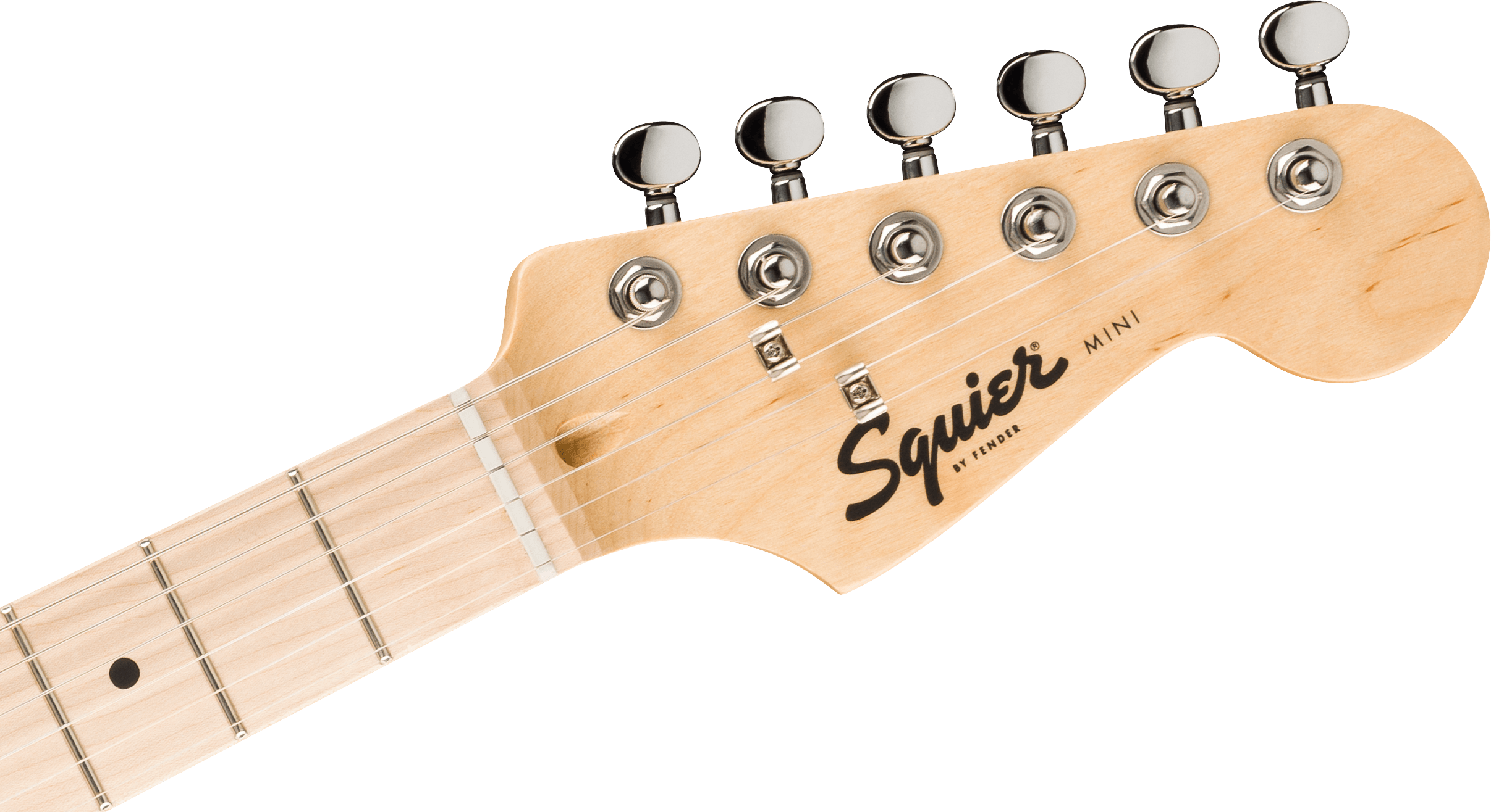 Squier® Mini Stratocaster®, Maple Fingerboard, White Pickguard, California Blue