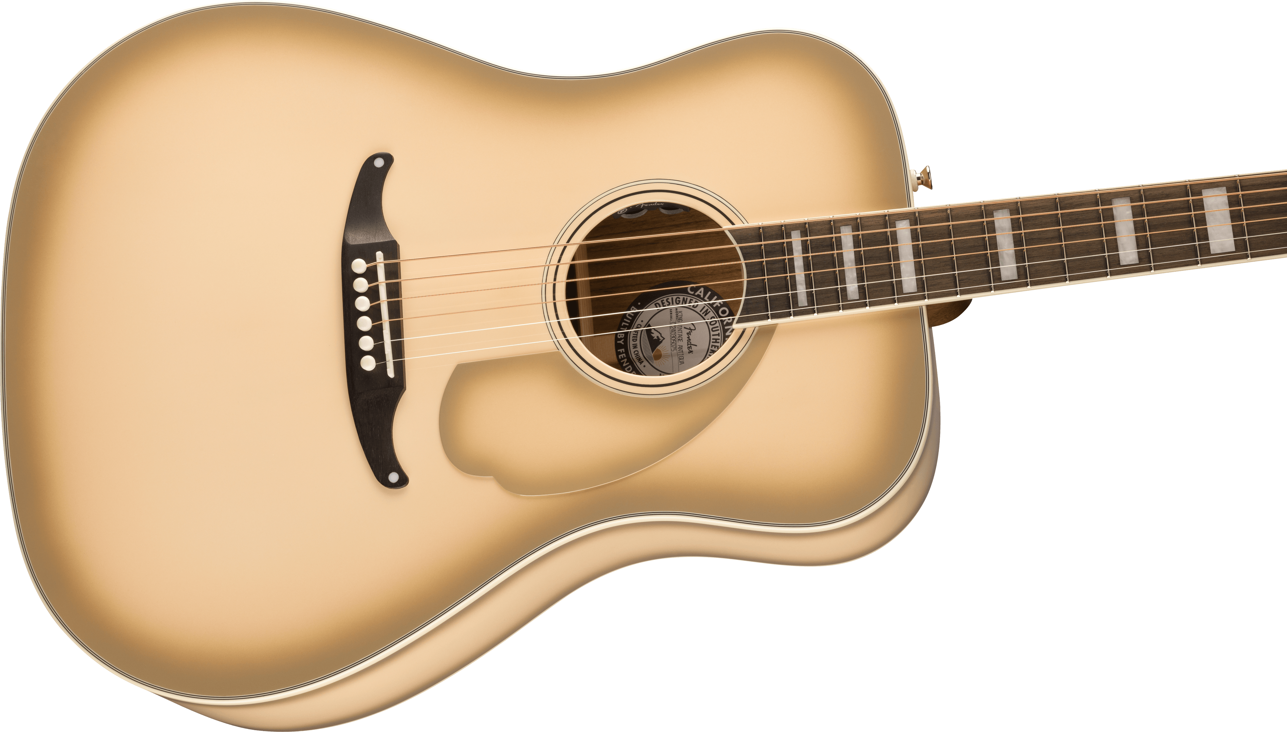 Fender® Limited Edition California Vintage King with Case, Antigua Pickguard, Antigua