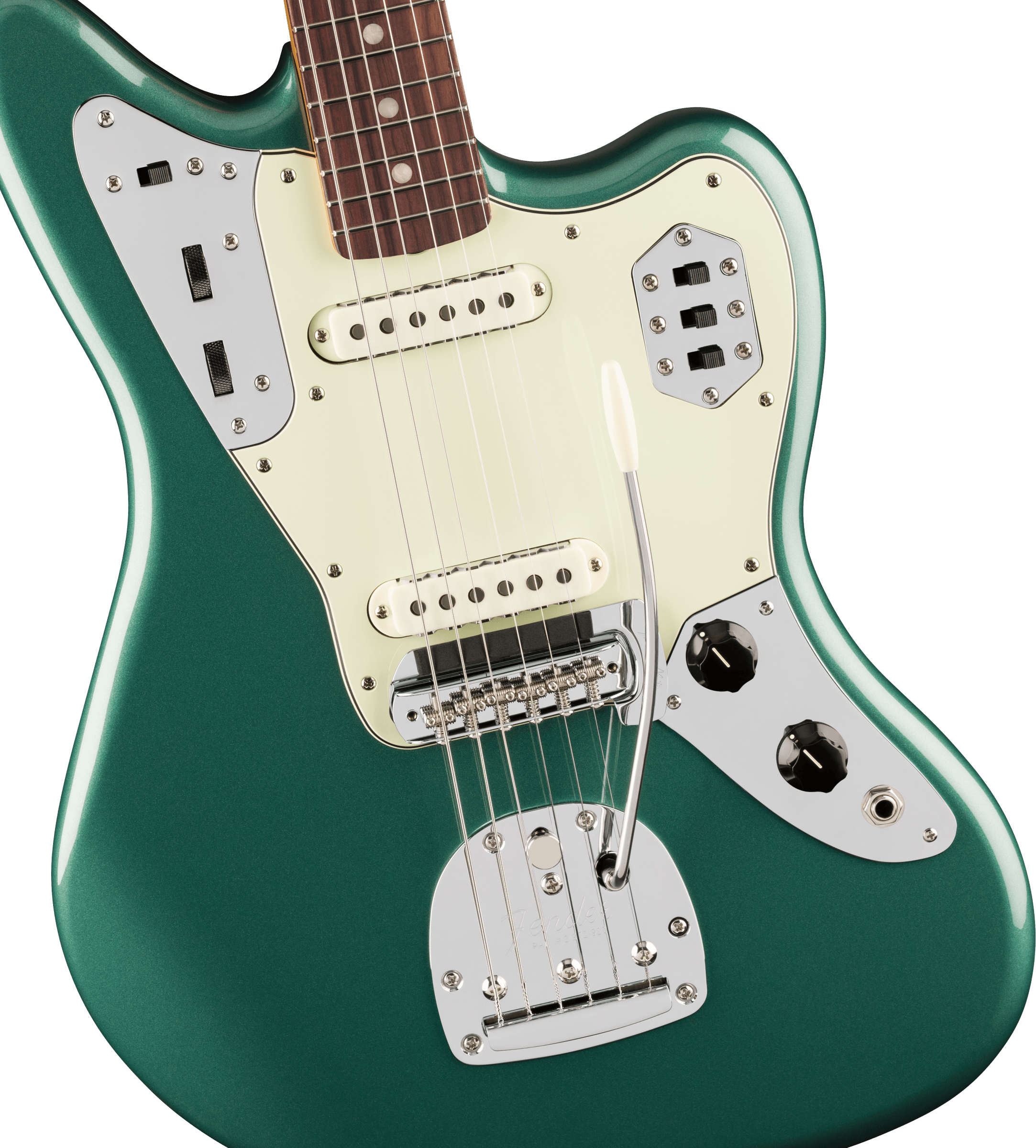 Fender® Vintera® III Mid '60s Jaguar®, Rosewood Fingerboard, Sherwood Green Metallic