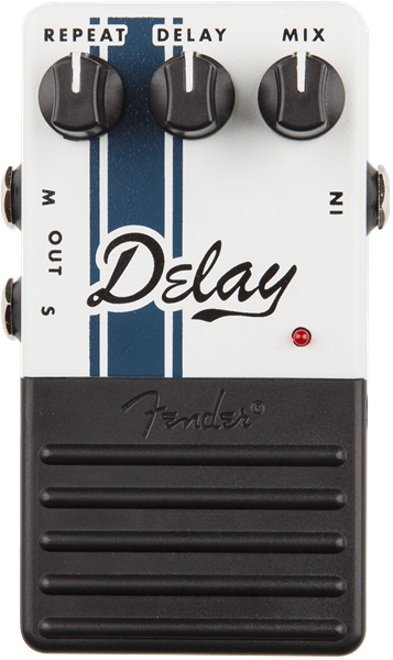 Fender® Delay Pedal, White