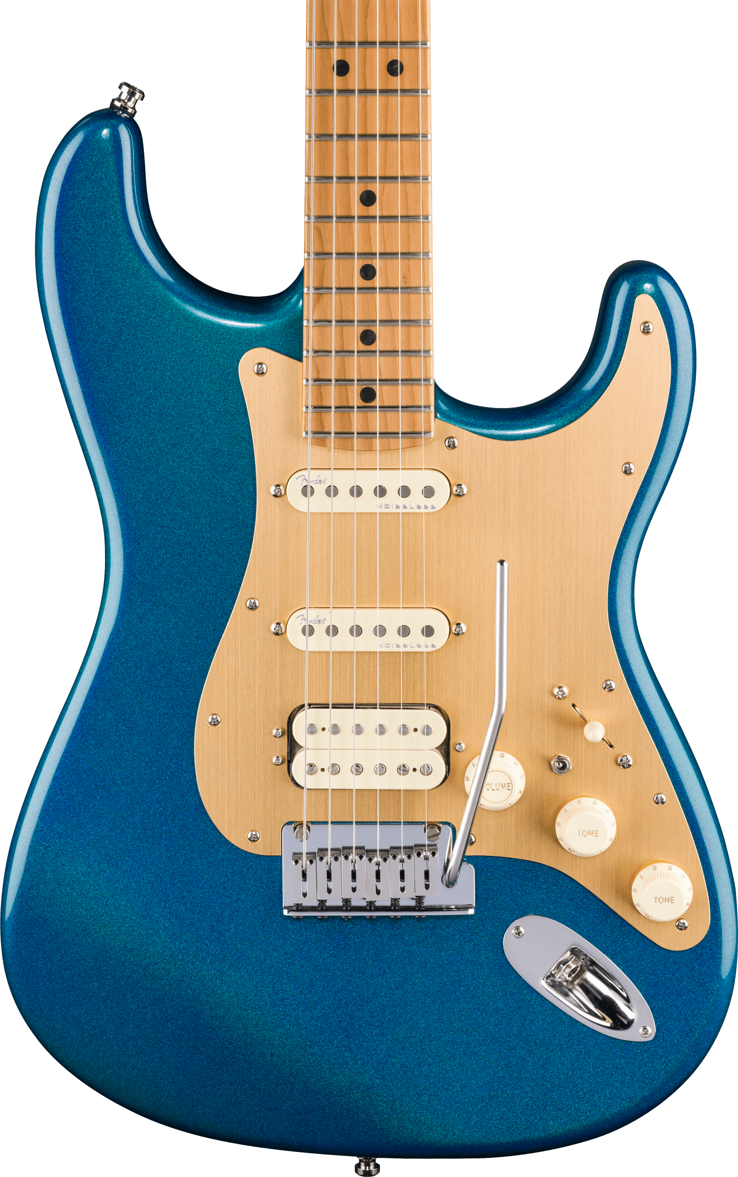 Fender® Limited Edition American Ultra II Stratocaster® HSS, Roasted Maple Fingerboard, Aurora