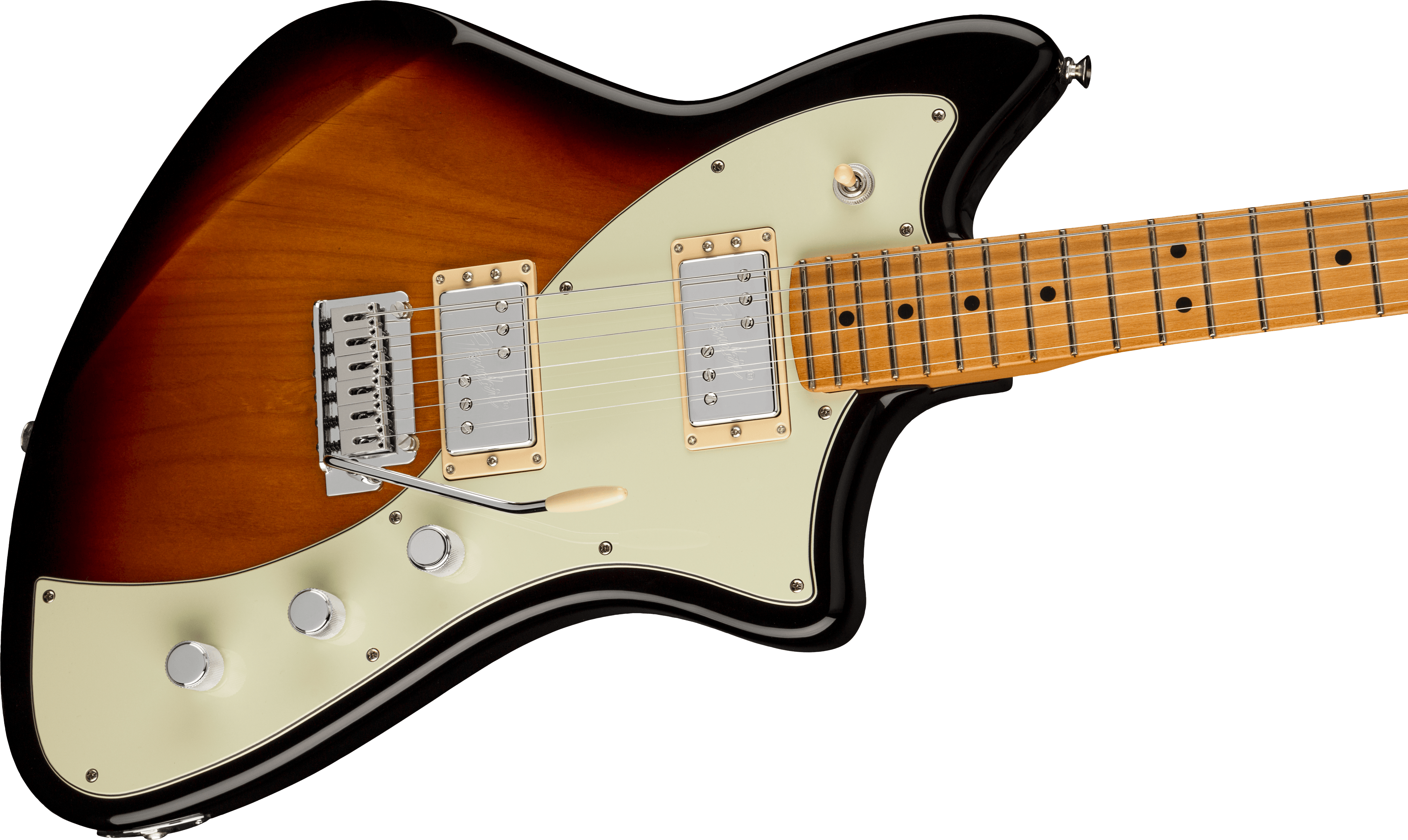 Fender® Player Plus Meteora® HH, Maple Fingerboard, 3-Color Sunburst