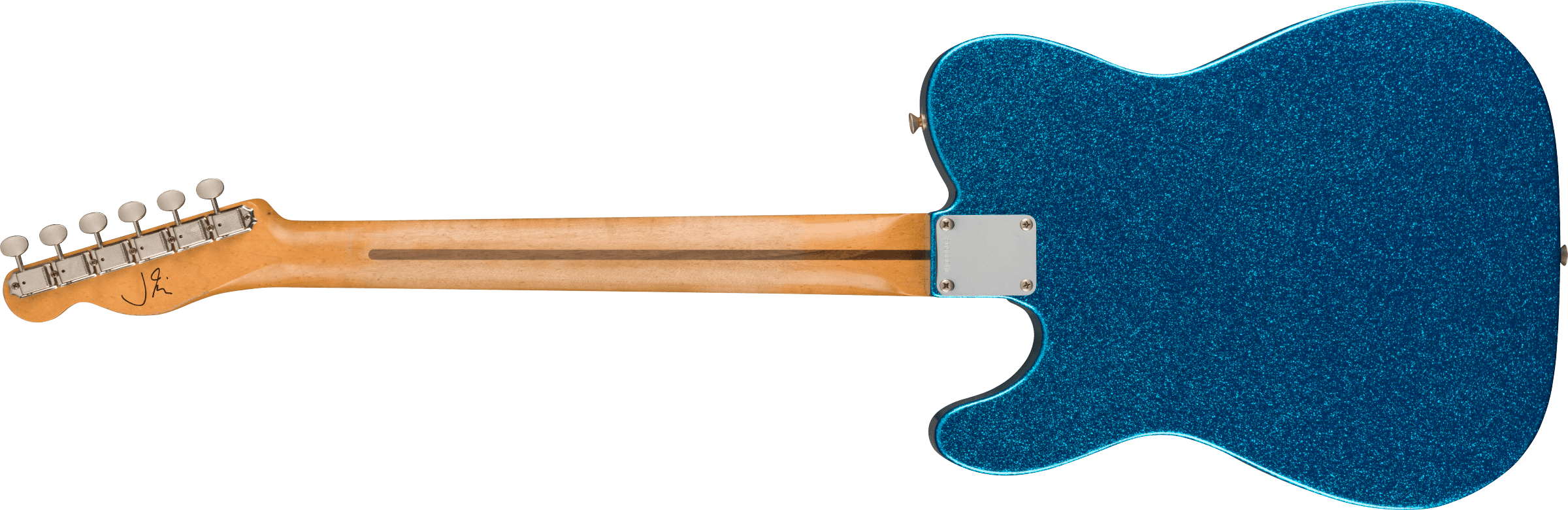 Fender® J Mascis Telecaster®, Maple Fingerboard, Bottle Rocket Blue Flake