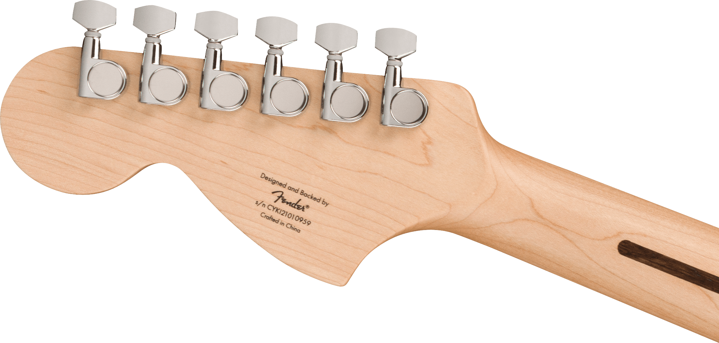 Squier®  FSR Affinity Series™ Stratocaster® QMT, Laurel Fingerboard, White Pearloid Pickguard, Crimson Red Transparent