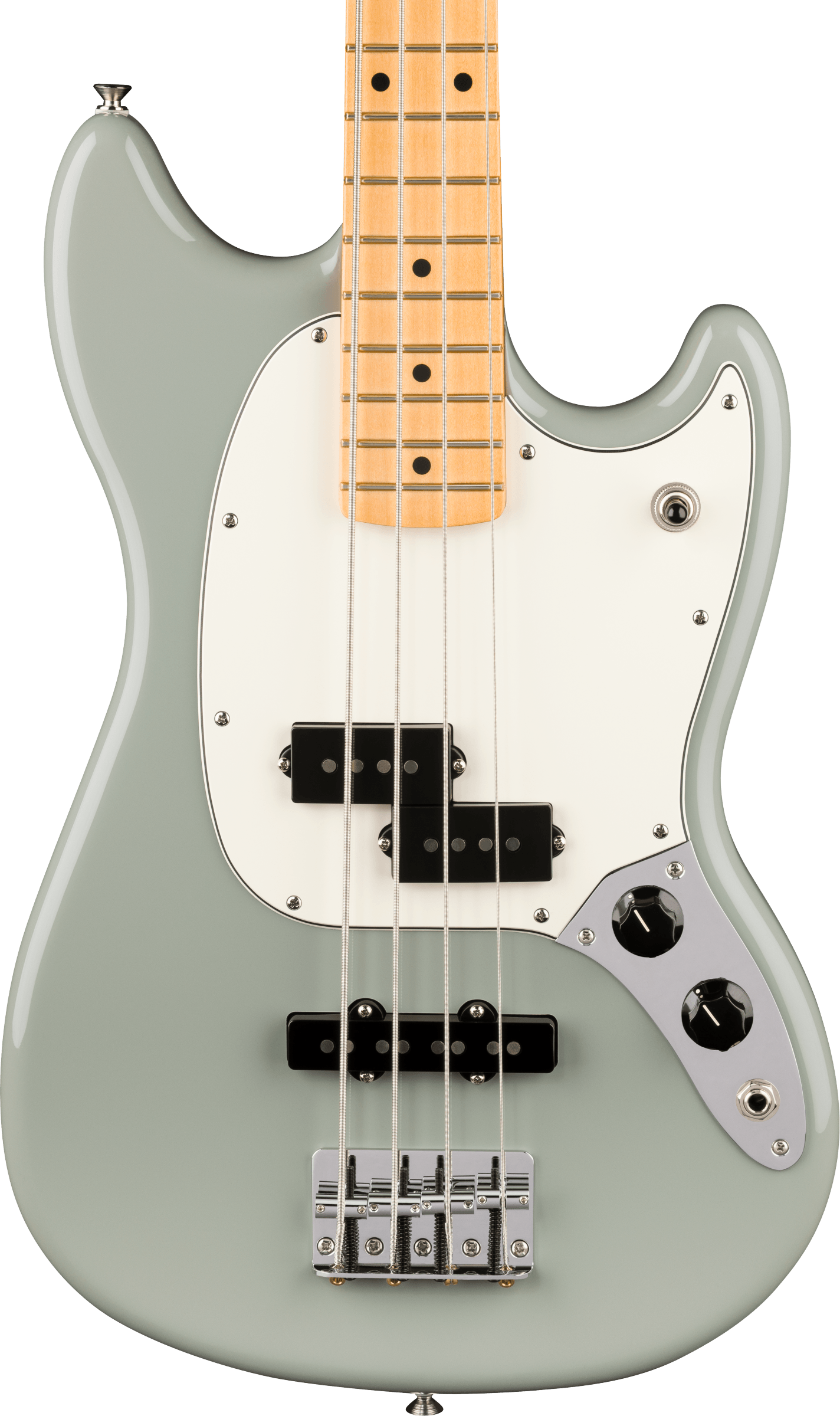 Fender® Player II Mustang® Bass PJ, Maple Fingerboard, Cactus Gray
