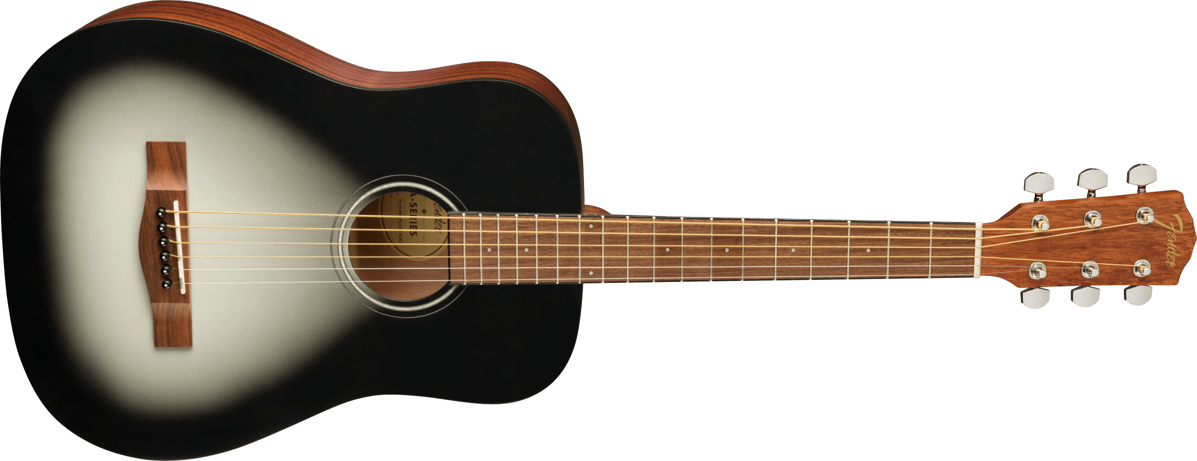 Fender® FA-15 3/4 Scale Steel with Gig Bag, Walnut Fingerboard, Moonlight Burst
