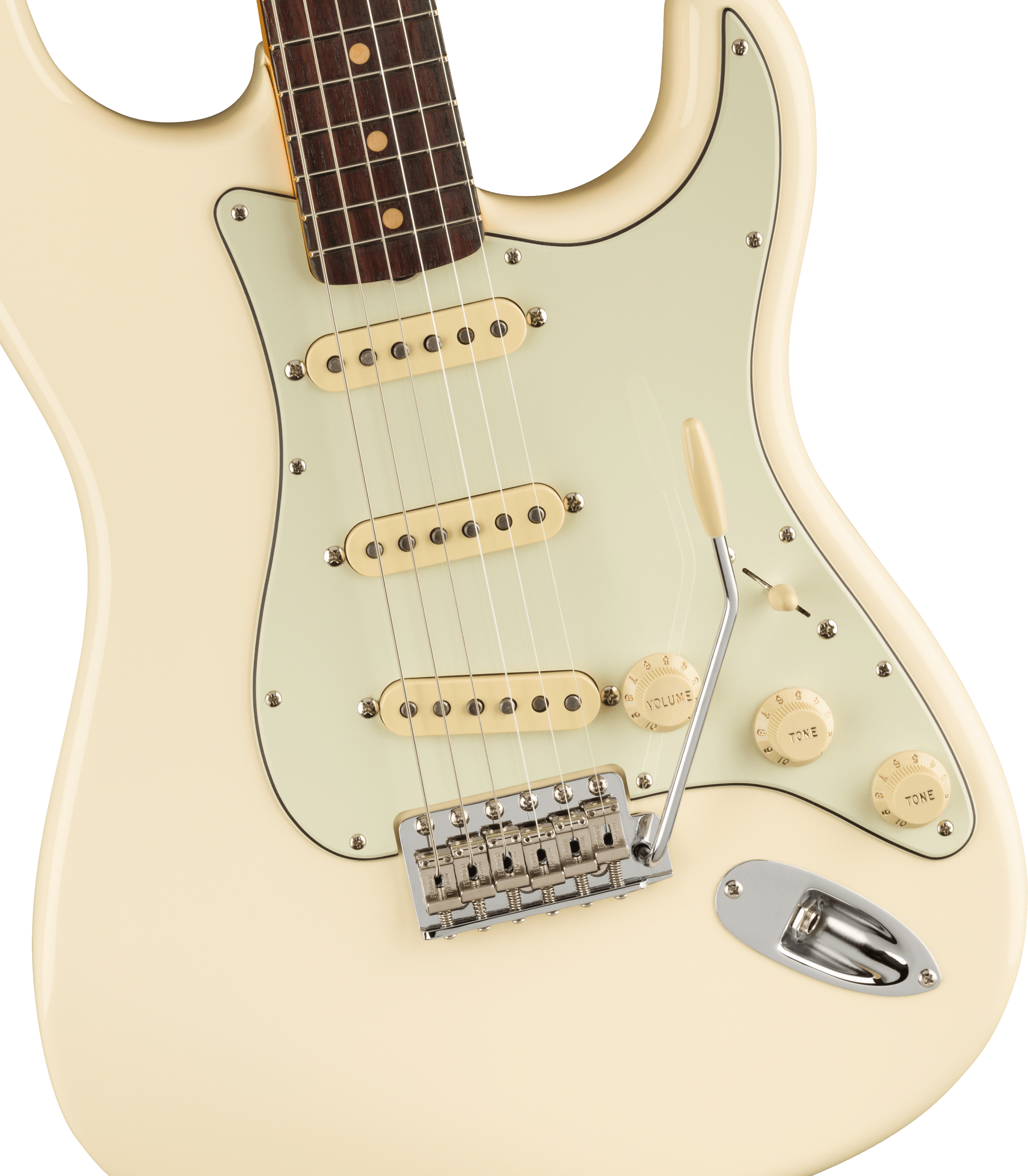 Fender® American Vintage II 1961 Stratocaster®, Rosewood Fingerboard, Olympic White