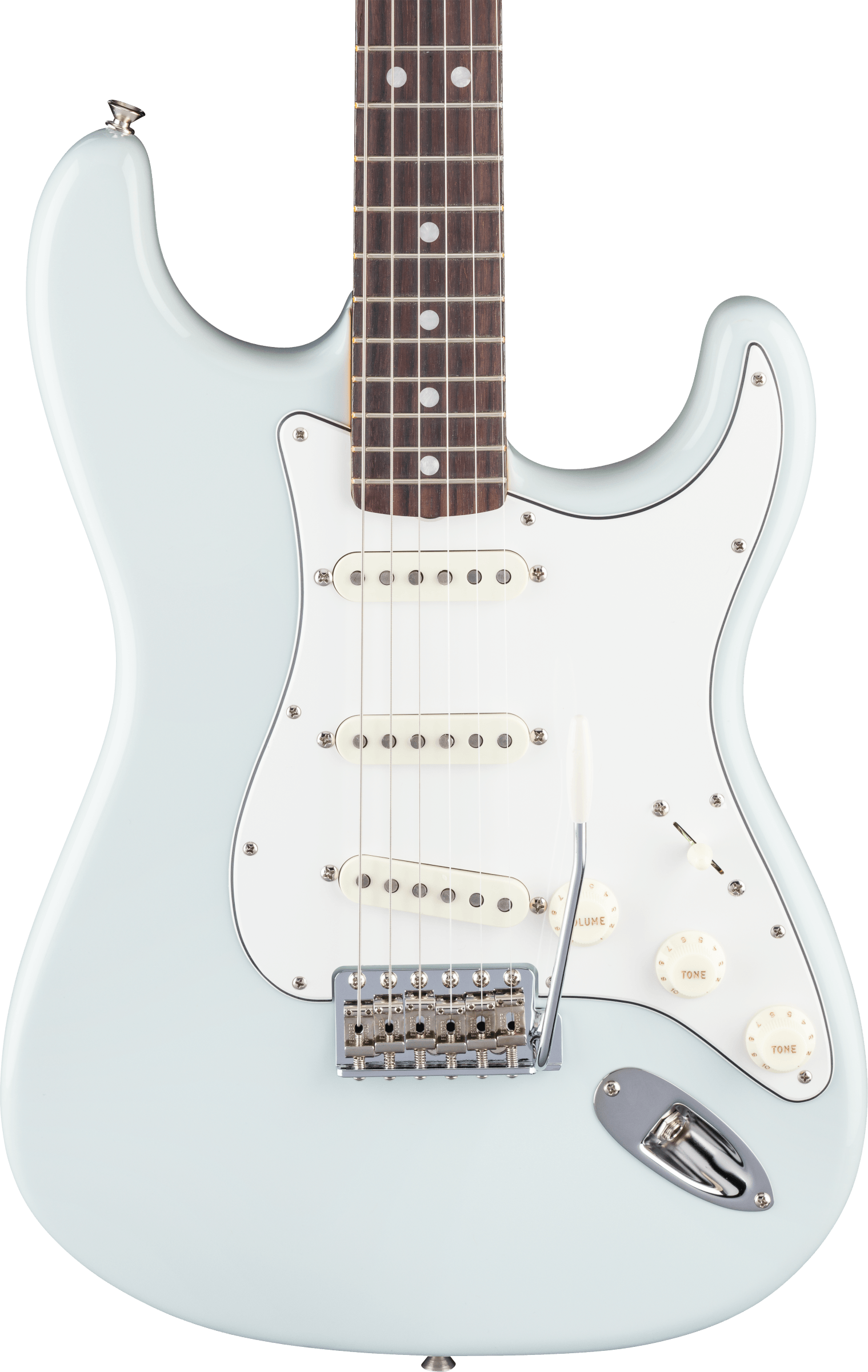 Fender® American Vintage II 1965 Stratocaster®, Round-Lam Rosewood Fingerboard, Sonic Blue