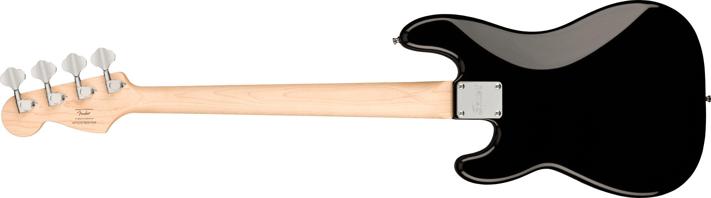 Squier® Mini Precision Bass®, Laurel Fingerboard, White Pickguard, Black