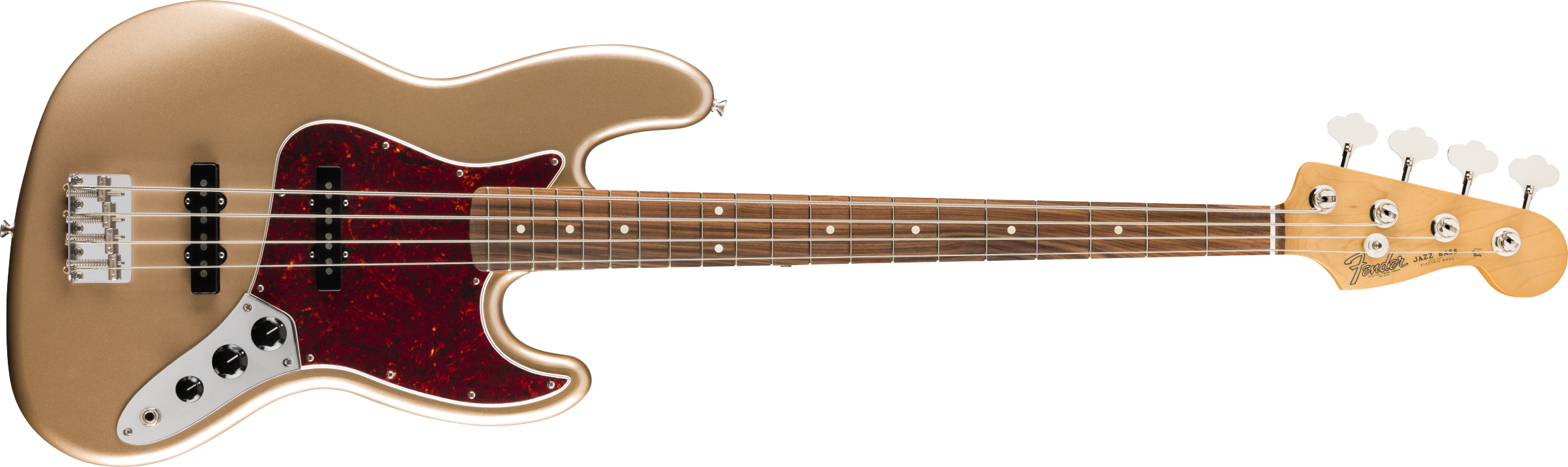Fender® Vintera® '60s Jazz Bass®, Pau Ferro Fingerboard, Firemist Gold