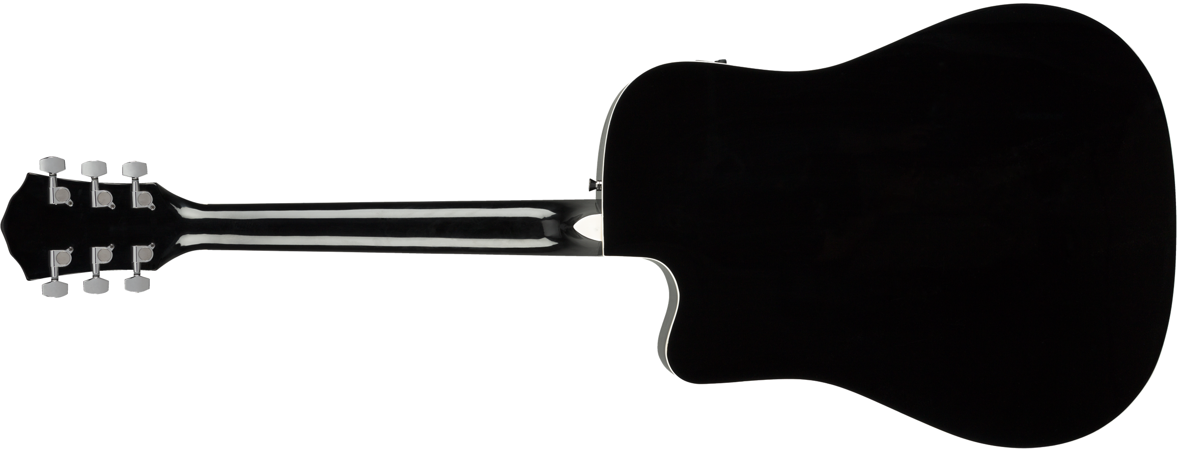Fender® FA-125CE Dreadnought, Walnut Fingerboard, Black