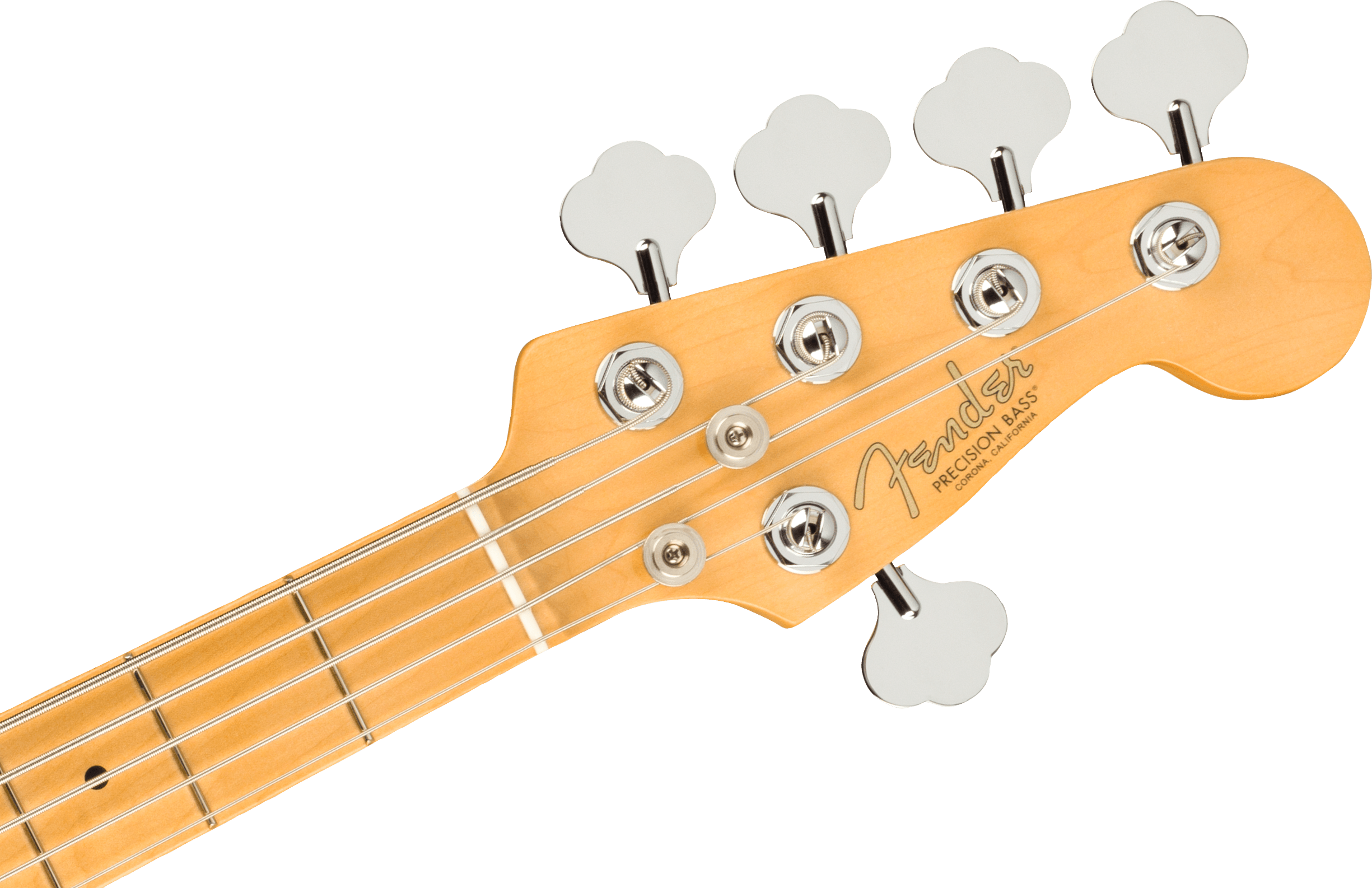 Fender® American Professional II Precision Bass® V, Maple Fingerboard, Miami Blue