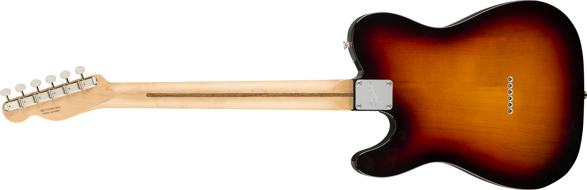 Fender® American Performer Telecaster® with Humbucking, Maple Fingerboard, 3-Color Sunburst