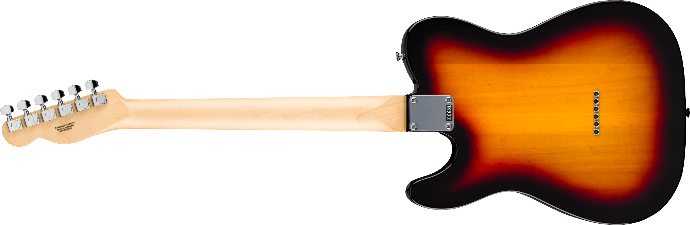 Fender® Standard Telecaster®, Laurel Fingerboard, White Pickguard, 3-Color Sunburst