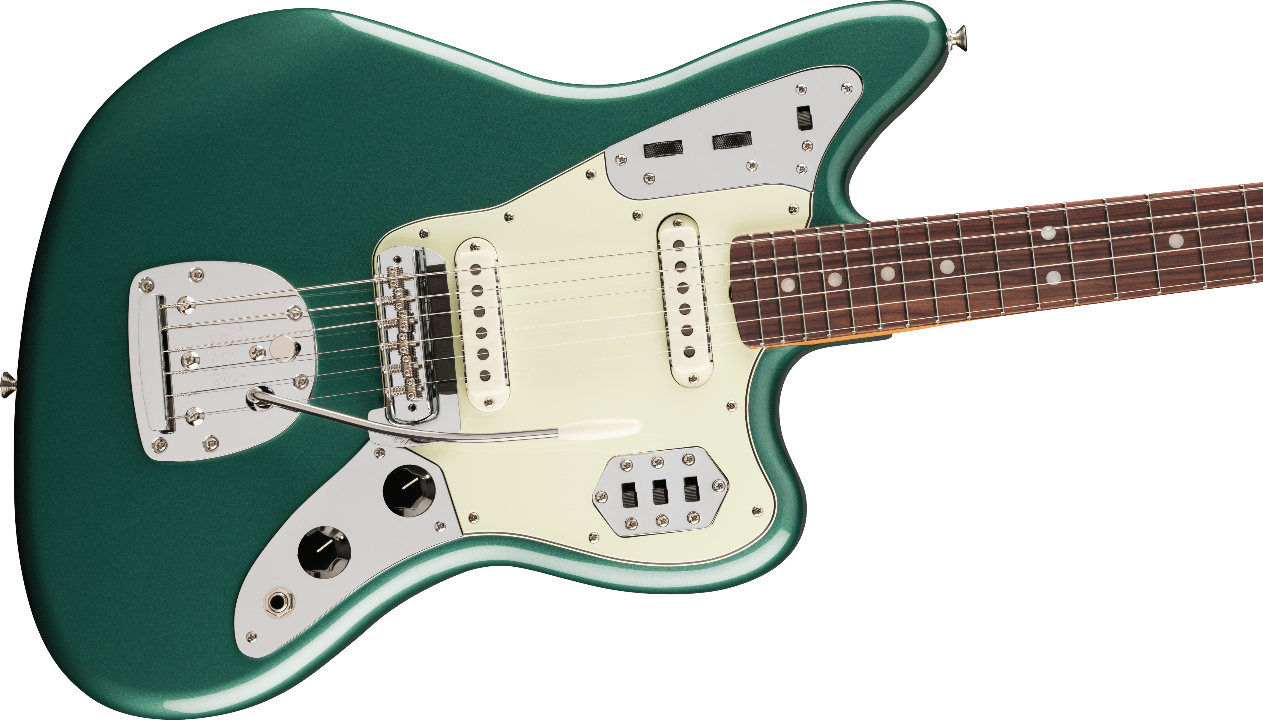 Fender® Vintera® III Mid '60s Jaguar®, Rosewood Fingerboard, Sherwood Green Metallic