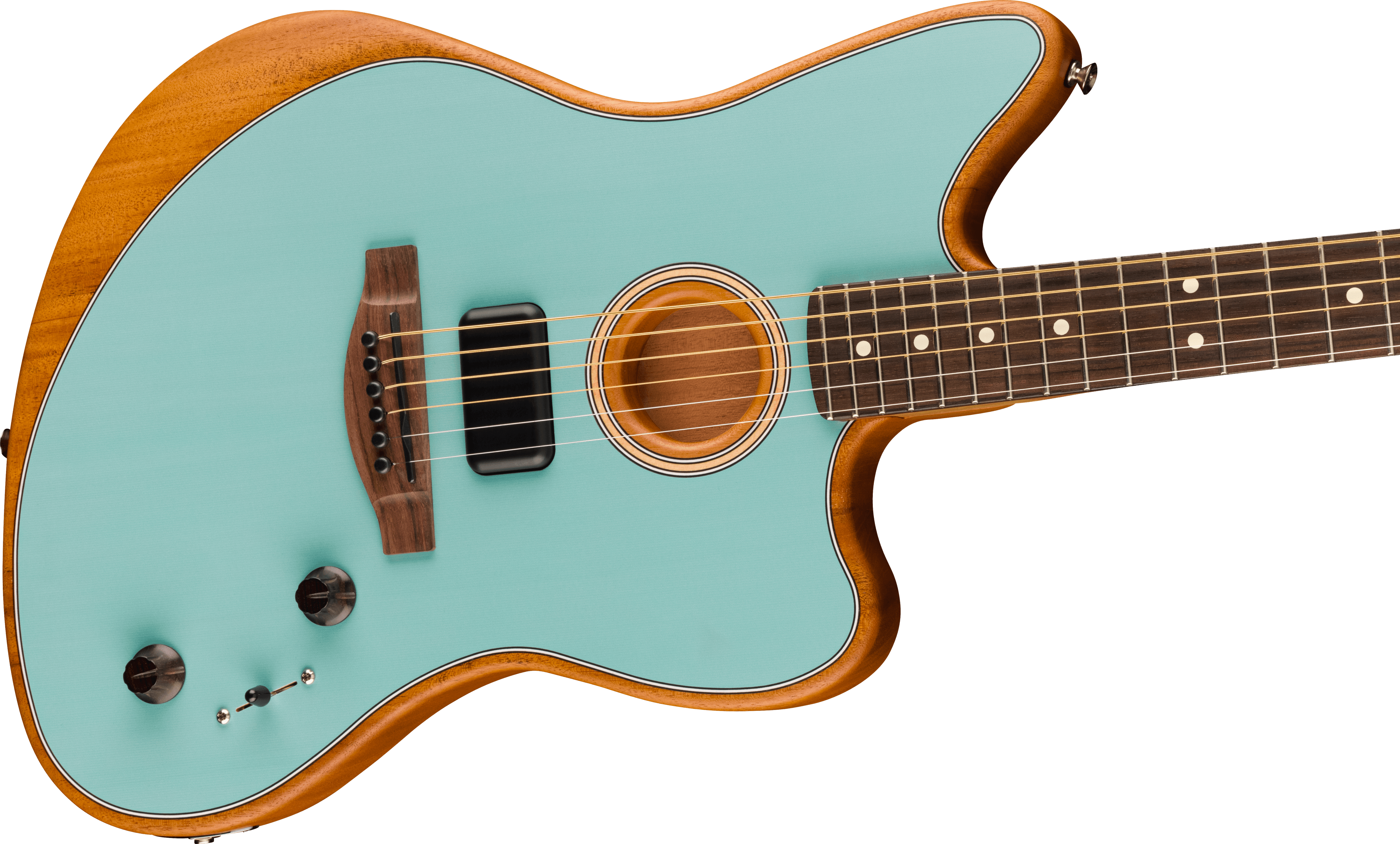 Fender® Acoustasonic® Player Jazzmaster®, Rosewood Fingerboard, Ice Blue
