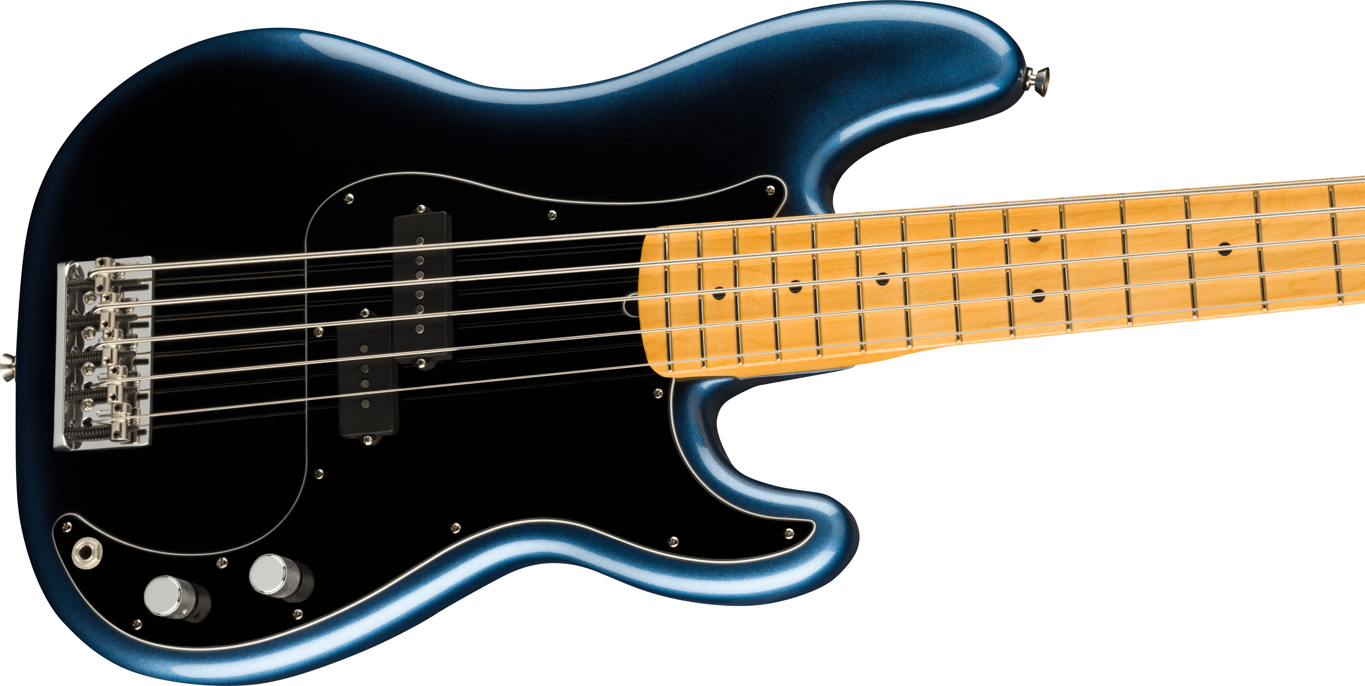 Fender® American Professional II Precision Bass® V, Maple Fingerboard, Dark Night