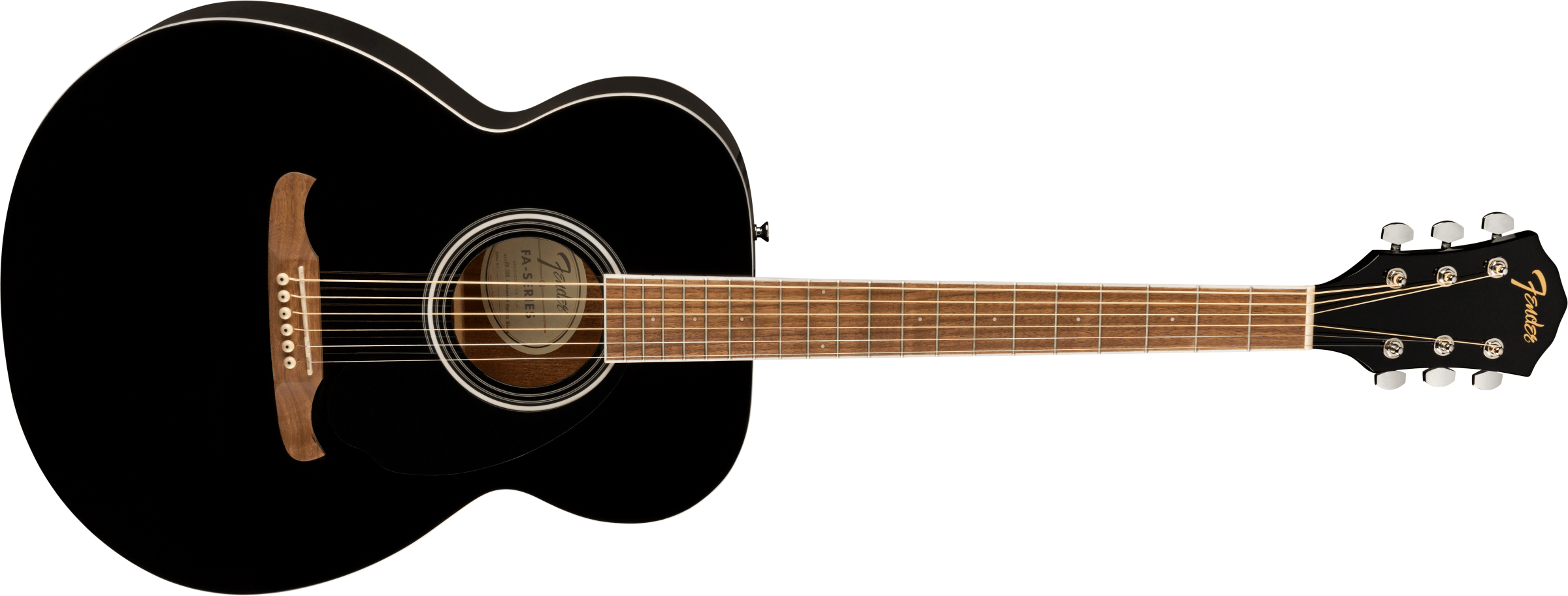 Fender® DE FA-135 Concert, Walnut Fingerboard, Black