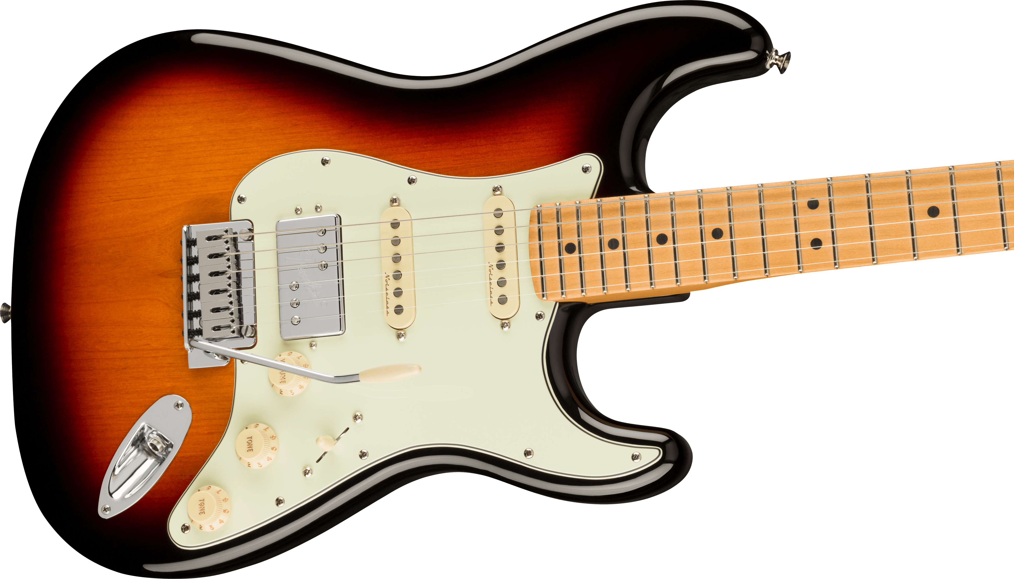 Fender® Player Plus Stratocaster® HSS, Maple Fingerboard, 3-Color Sunburst