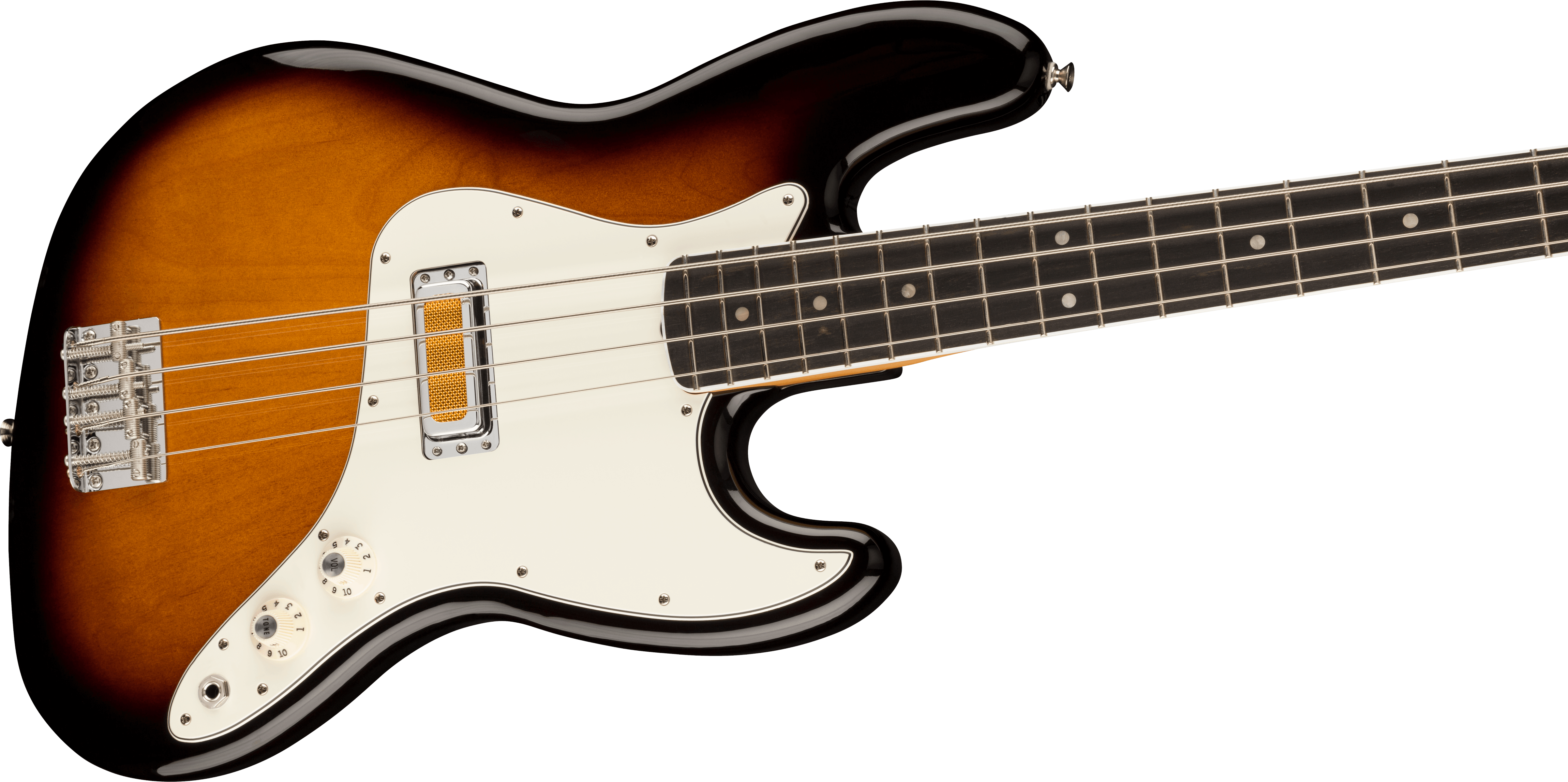Fender® Gold Foil Jazz Bass®, Ebony Fingerboard, 2-Color Sunburst