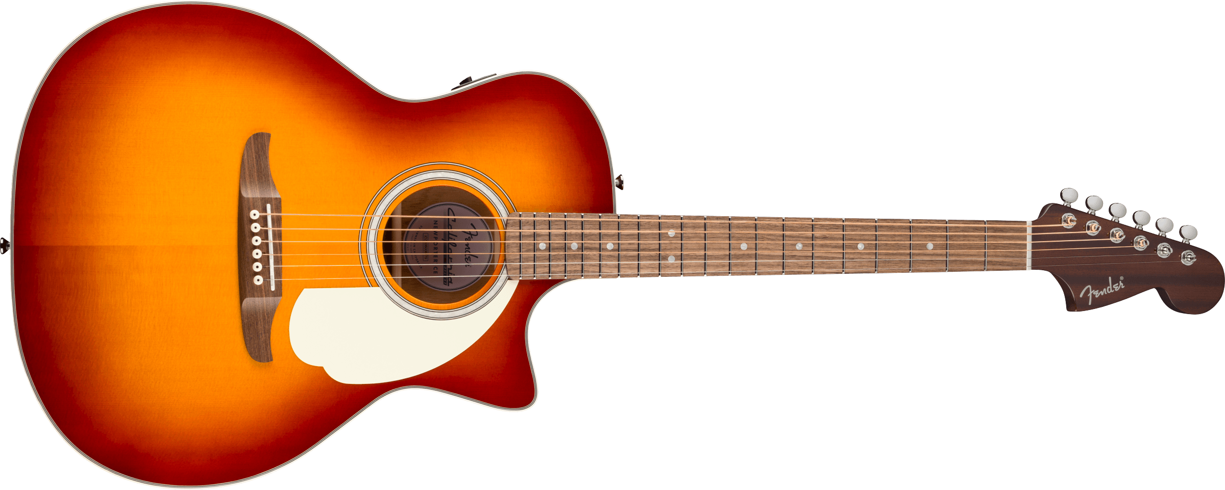 Fender® California Deluxe Newporter™ CE, Walnut Fingerboard, Sienna Sunburst