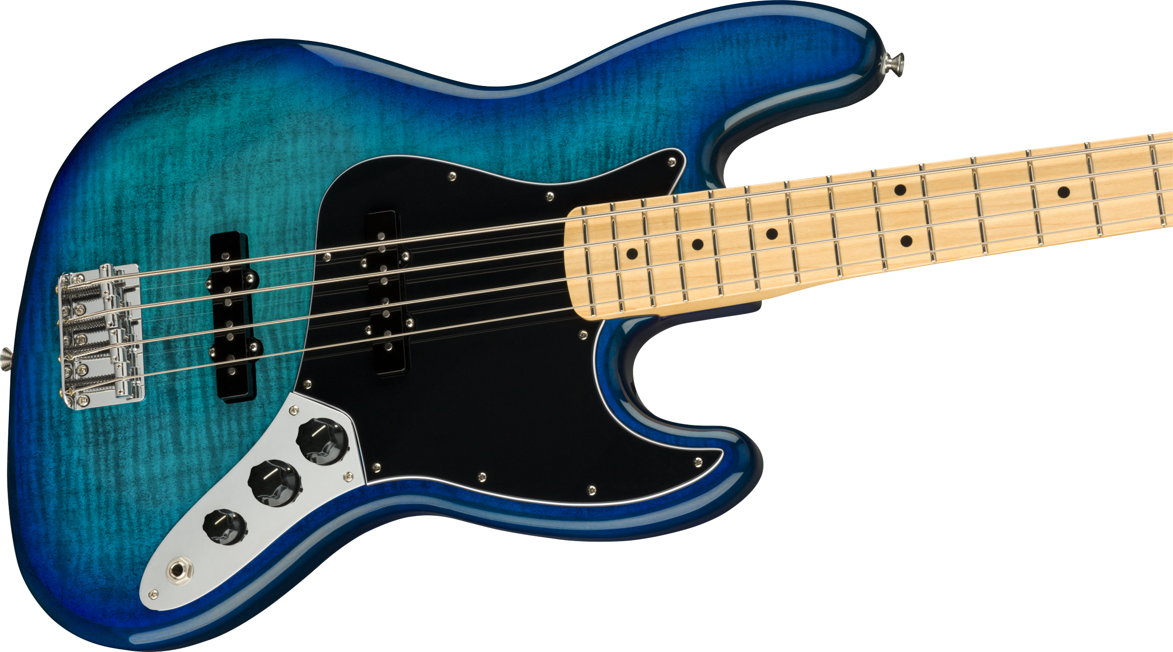 Fender® Player Jazz Bass® Plus Top, Maple Fingerboard, Blue Burst