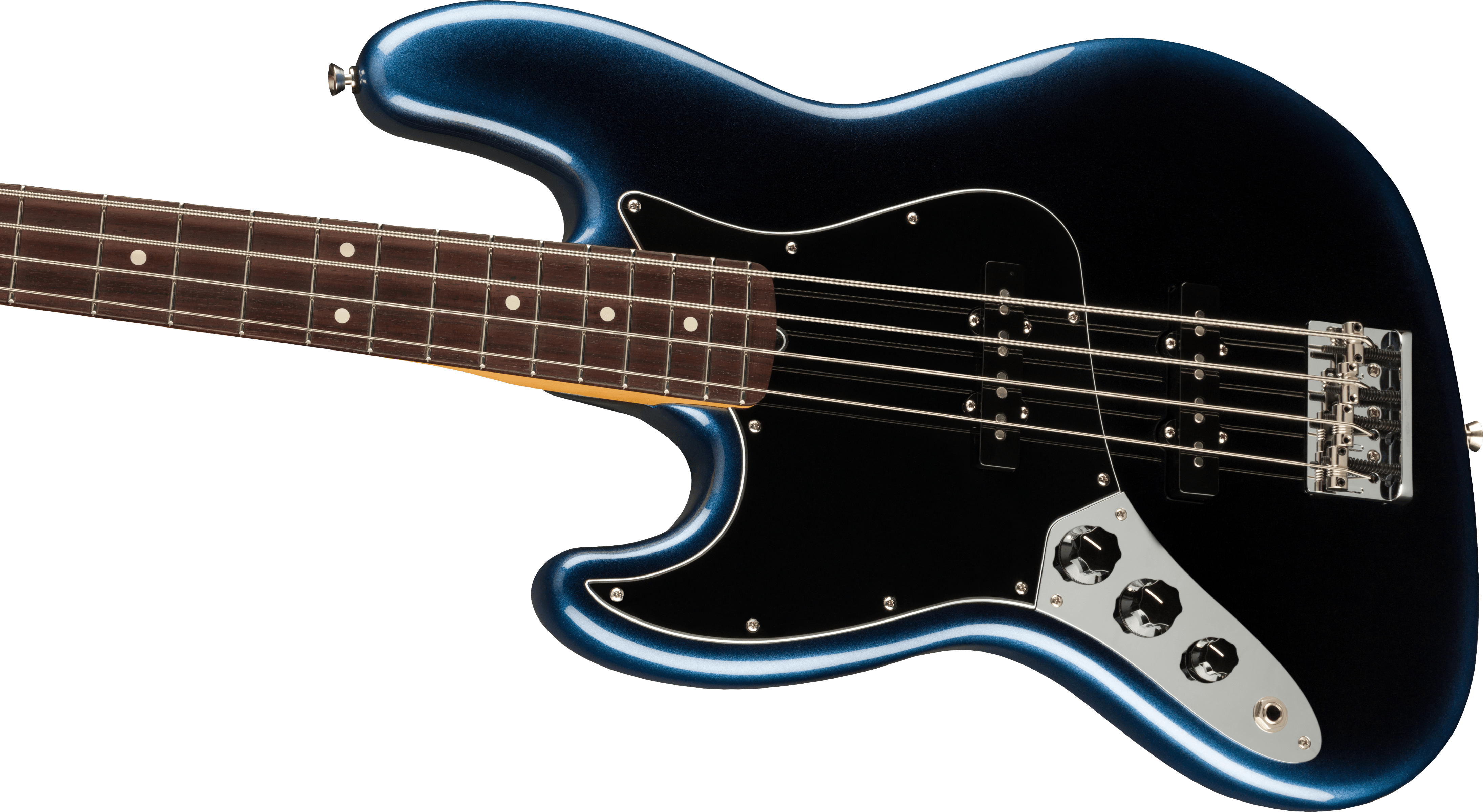 Fender® American Professional II Jazz Bass® Left-Hand, Rosewood Fingerboard, Dark Night