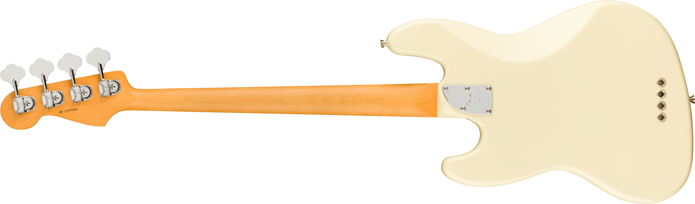 Fender® American Professional II Jazz Bass®, Rosewood Fingerboard, Olympic White