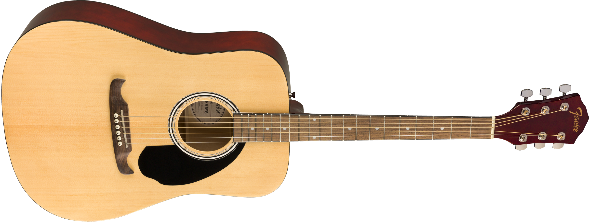 Fender® FA-125 Dreadnought w/bag, Walnut Fingerboard, Natural