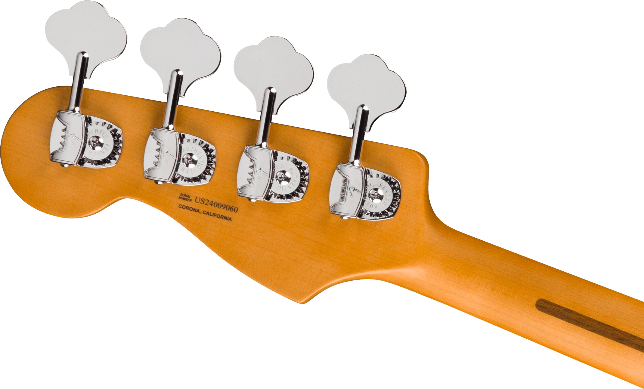 Fender® American Ultra II Meteora® Bass, Maple Fingerboard, Solar Flare