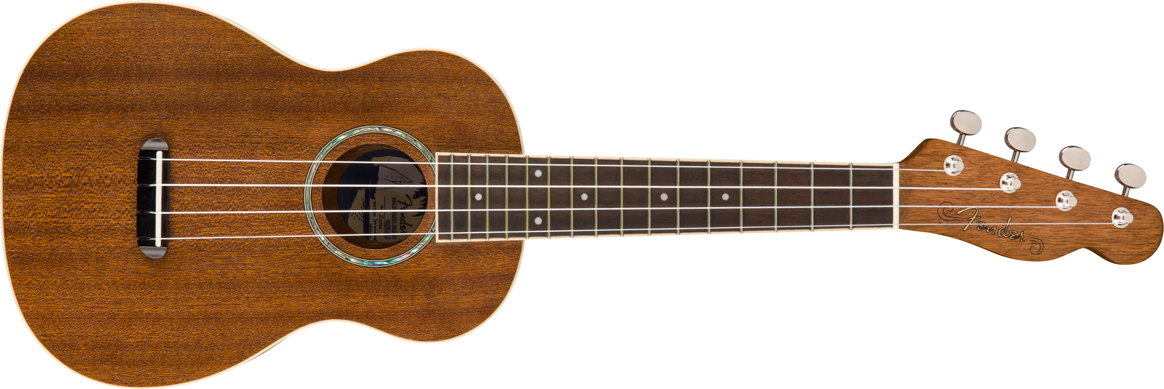 Fender® Zuma Concert Ukulele, Walnut Fingerboard, Natural