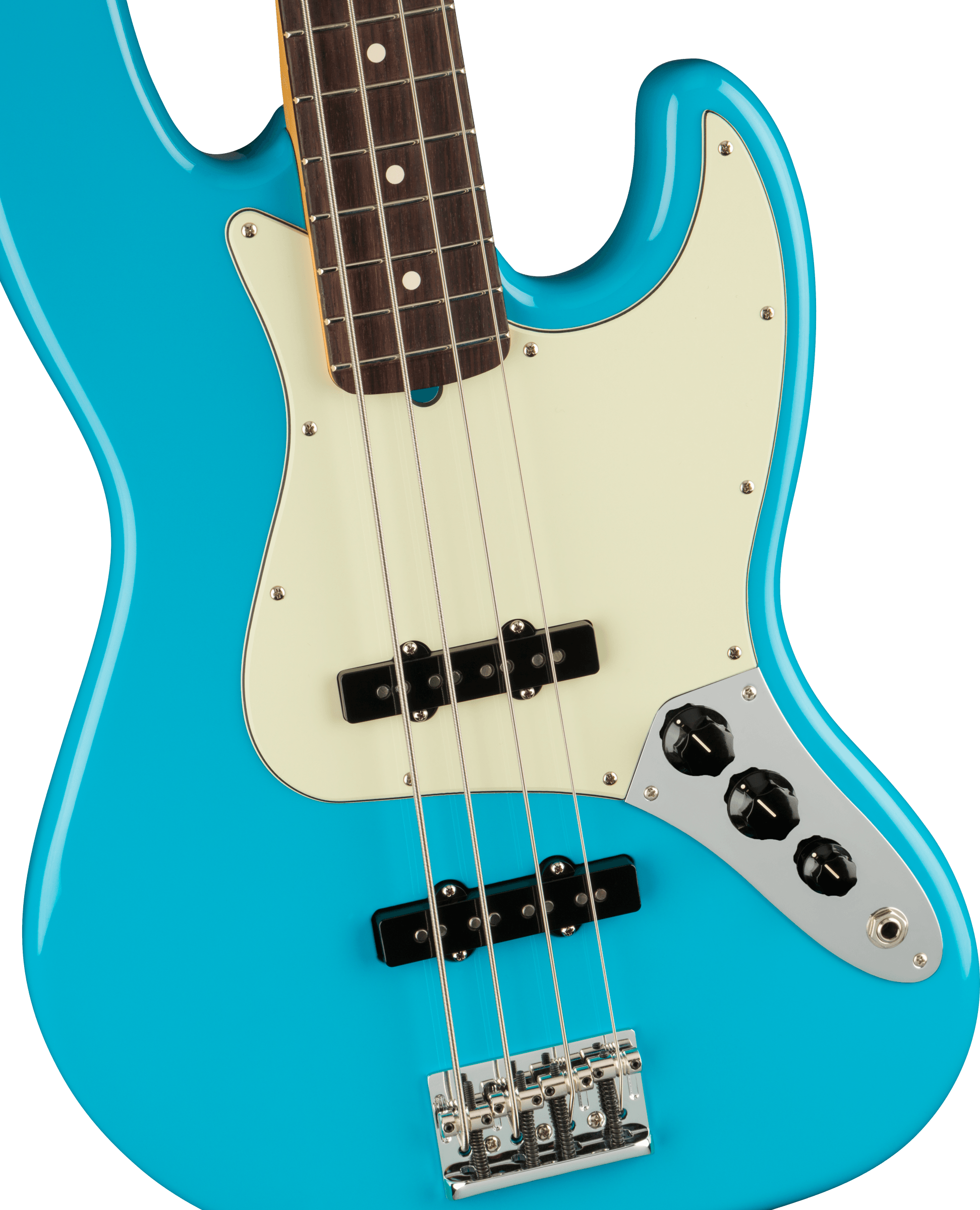 Fender® American Professional II Jazz Bass®, Rosewood Fingerboard, Miami Blue