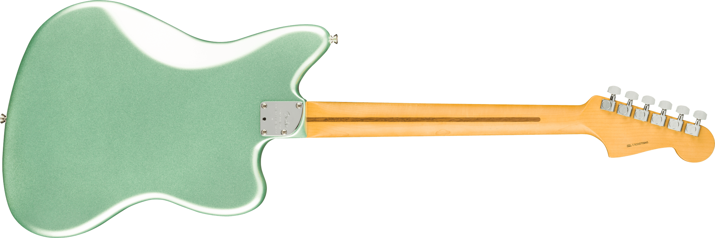 Fender® American Professional II Jazzmaster® Left-Hand, Maple Fingerboard, Mystic Surf Green