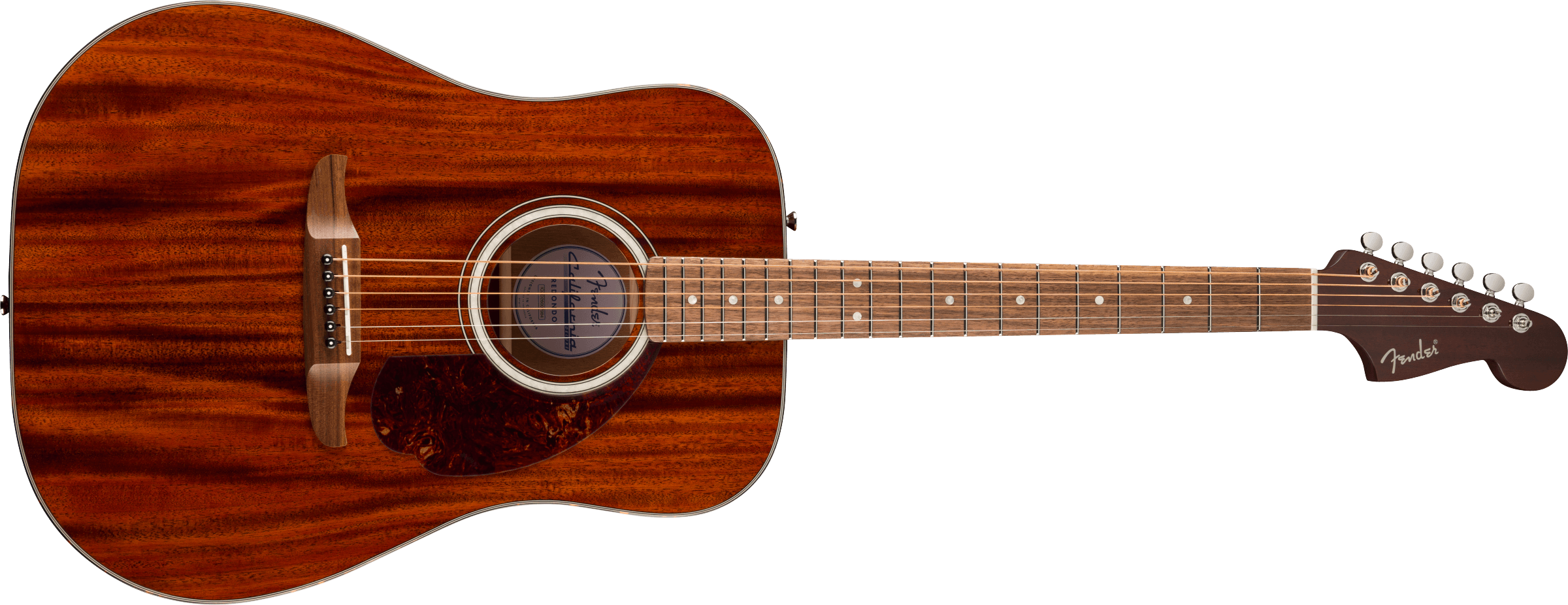 Fender® California Deluxe Redondo™ Mahogany, Walnut Fingerboard, Natural